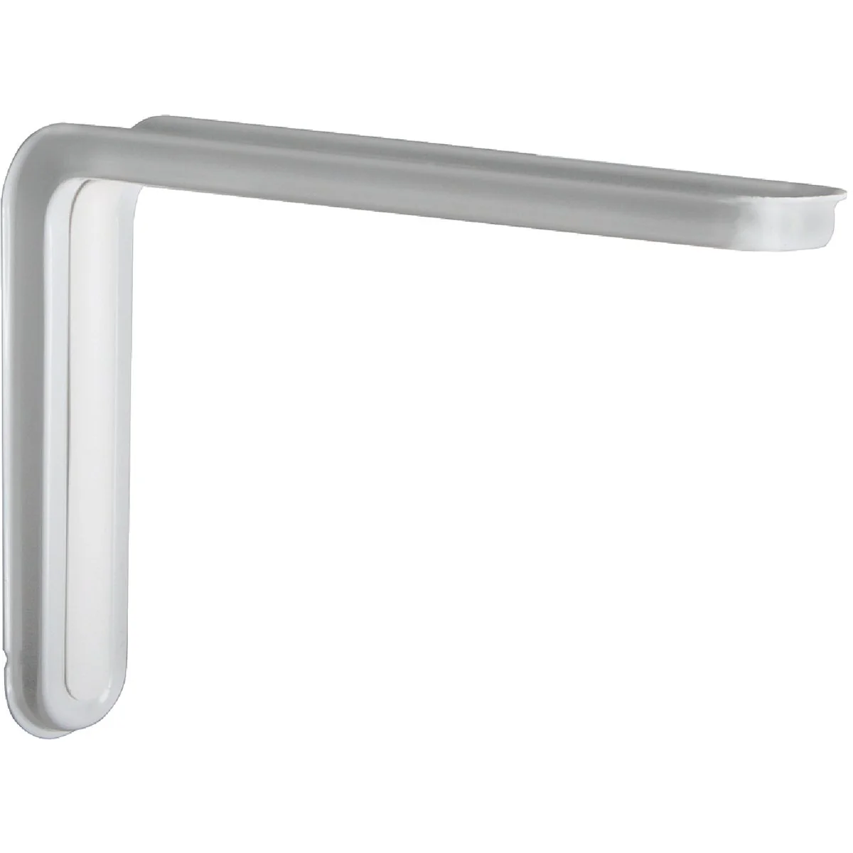 Trusted Knape Vogt Slim-Line 12 In. D. x 7.75 In. H. White Steel L Bracket Expertly Made