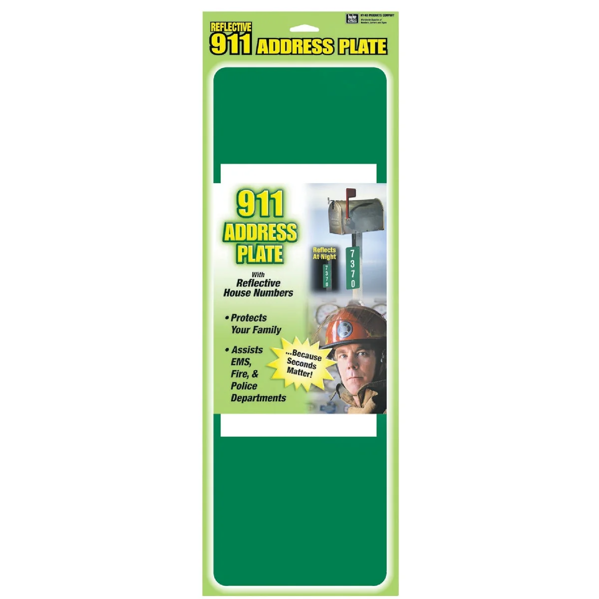 Fast Hy-Ko Reflective Address Plate Unique