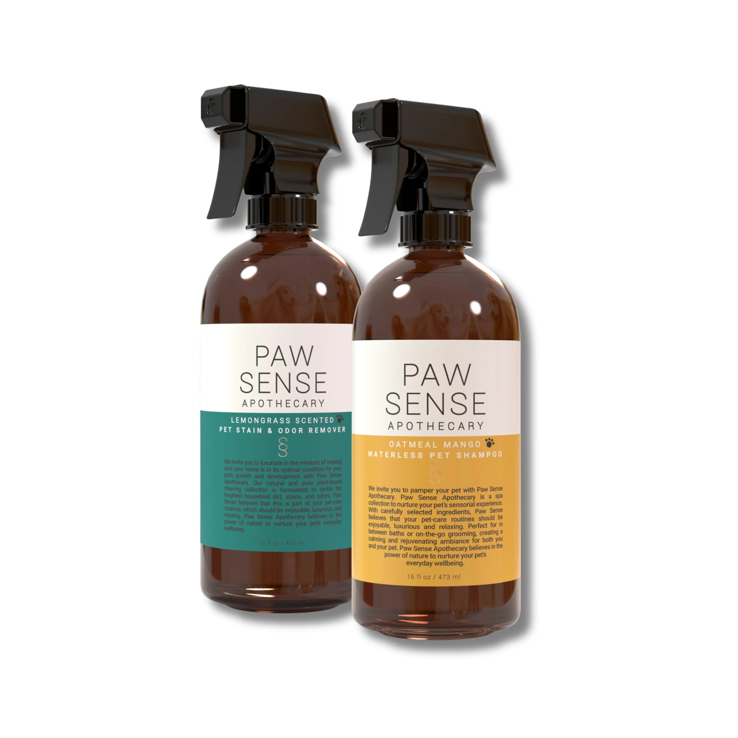 Powerful Paw Sense Waterless Pet Shampoo Stain and Odor Remover Verified