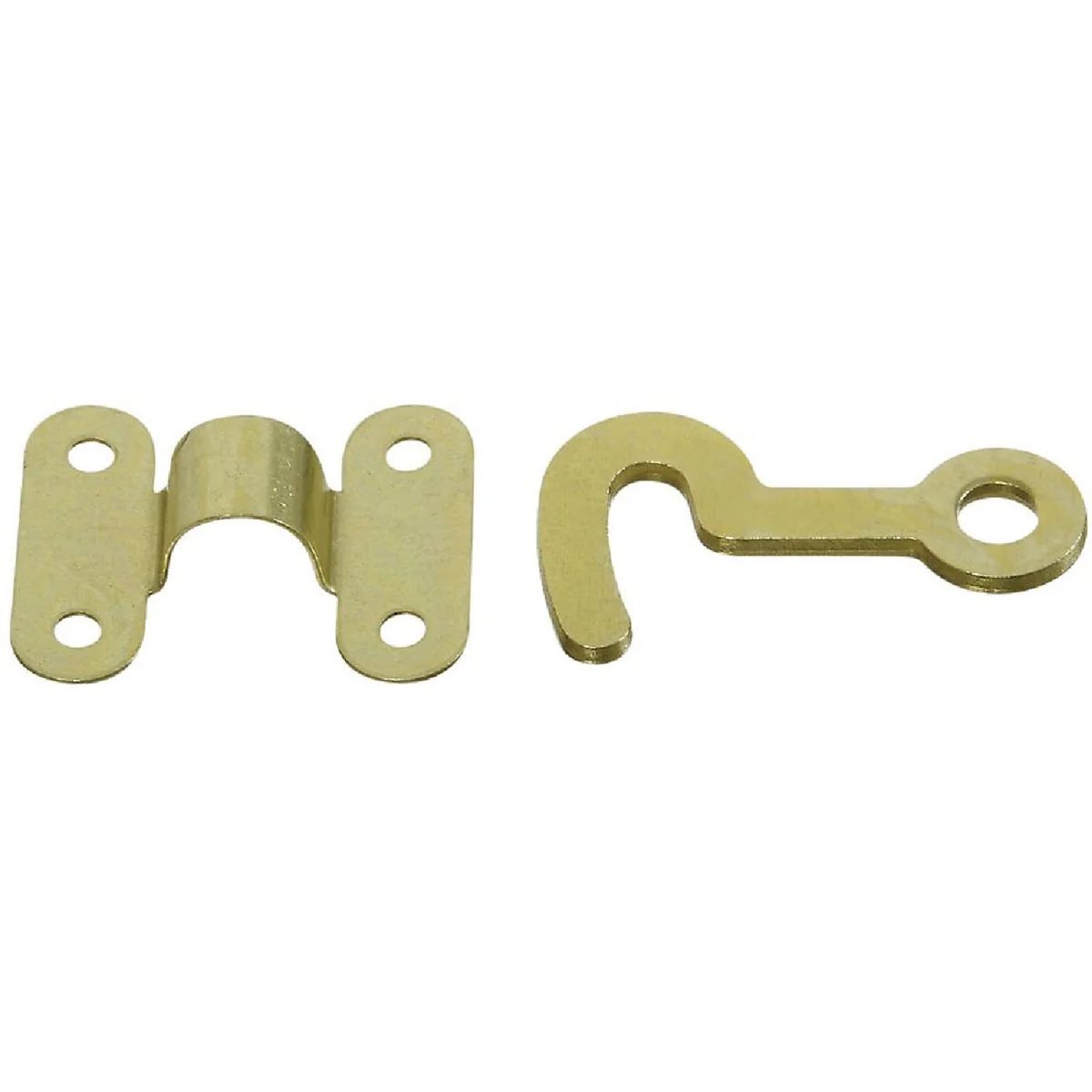 Powerful National Solid Brass Hook And Staple 2 Count Refined