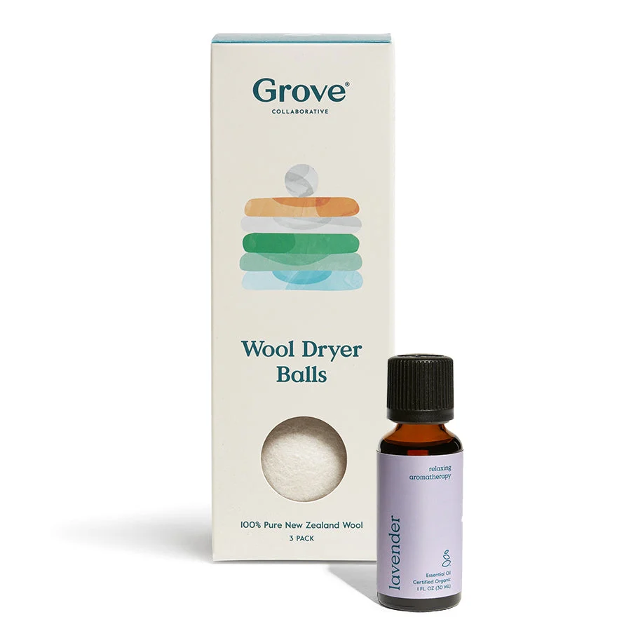Excellent Grove Co. Wool Dryer Balls Lavender Essential Oil Durable