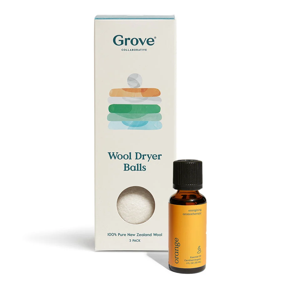Artisan Grove Co. Wool Dryer Balls Orange Essential Oil High-Grade