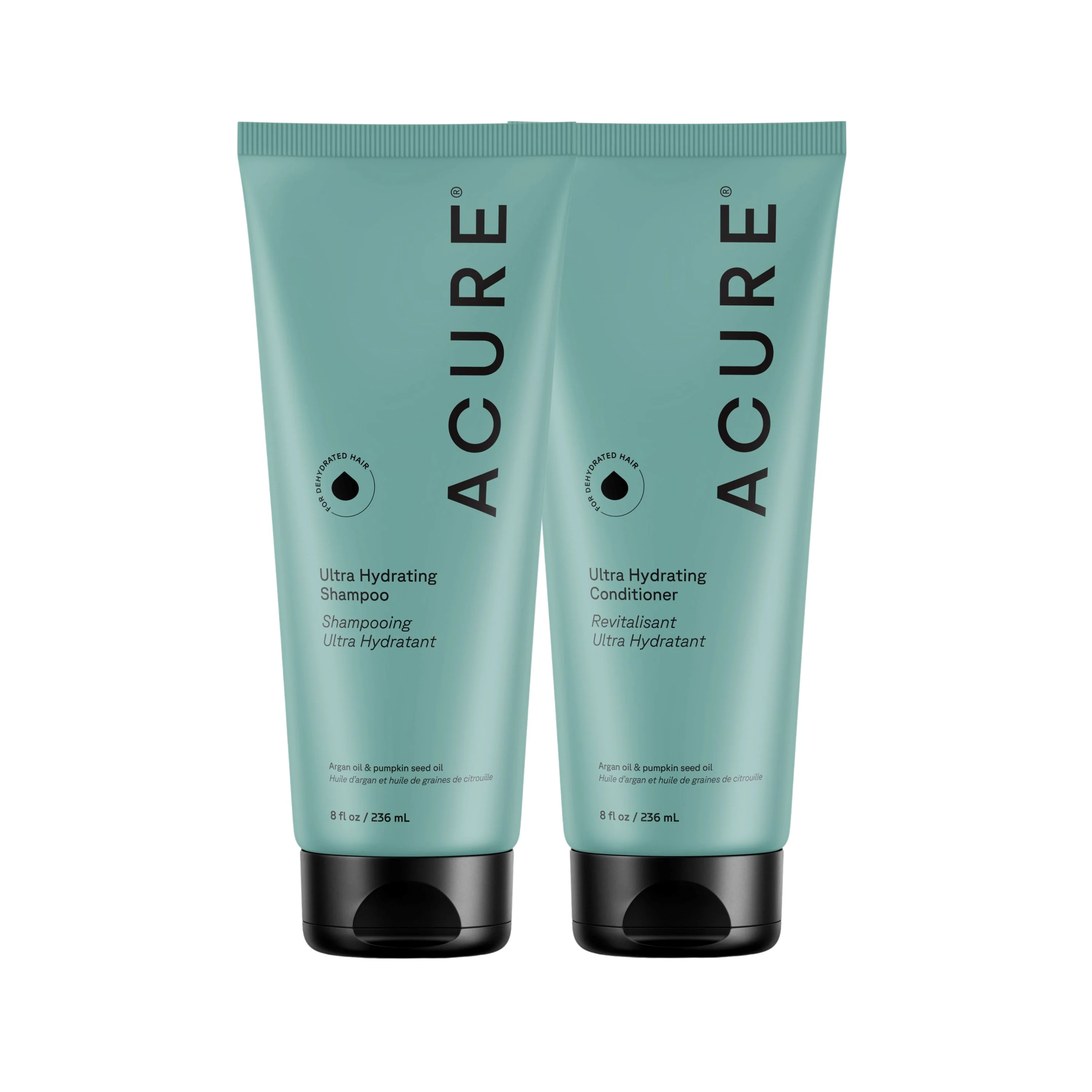Original Acure Ultra Hydrating Shampoo and Conditioner Set Solid
