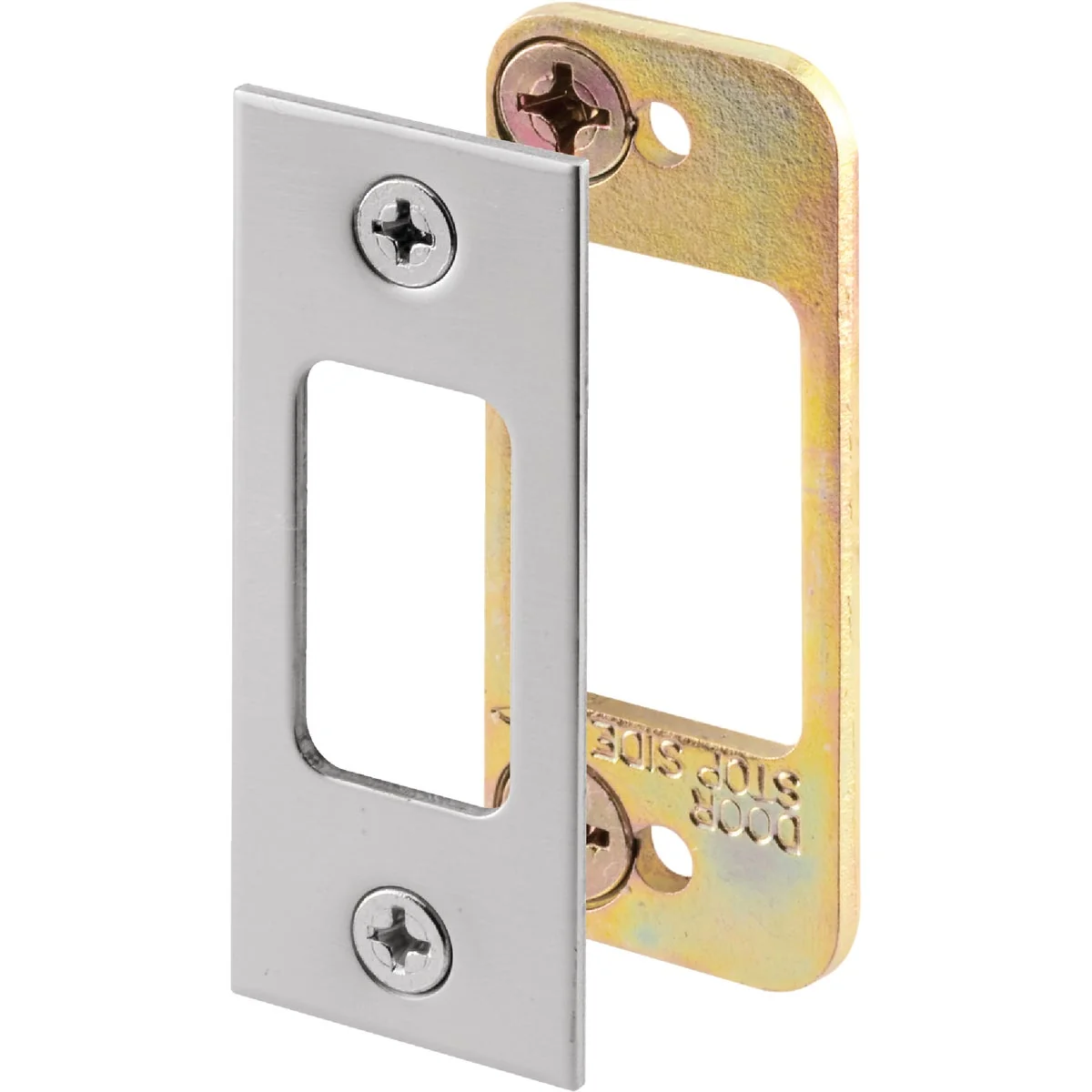 First-Class Defender Security Satin Nickel High Security Deadbolt Strike Efficient