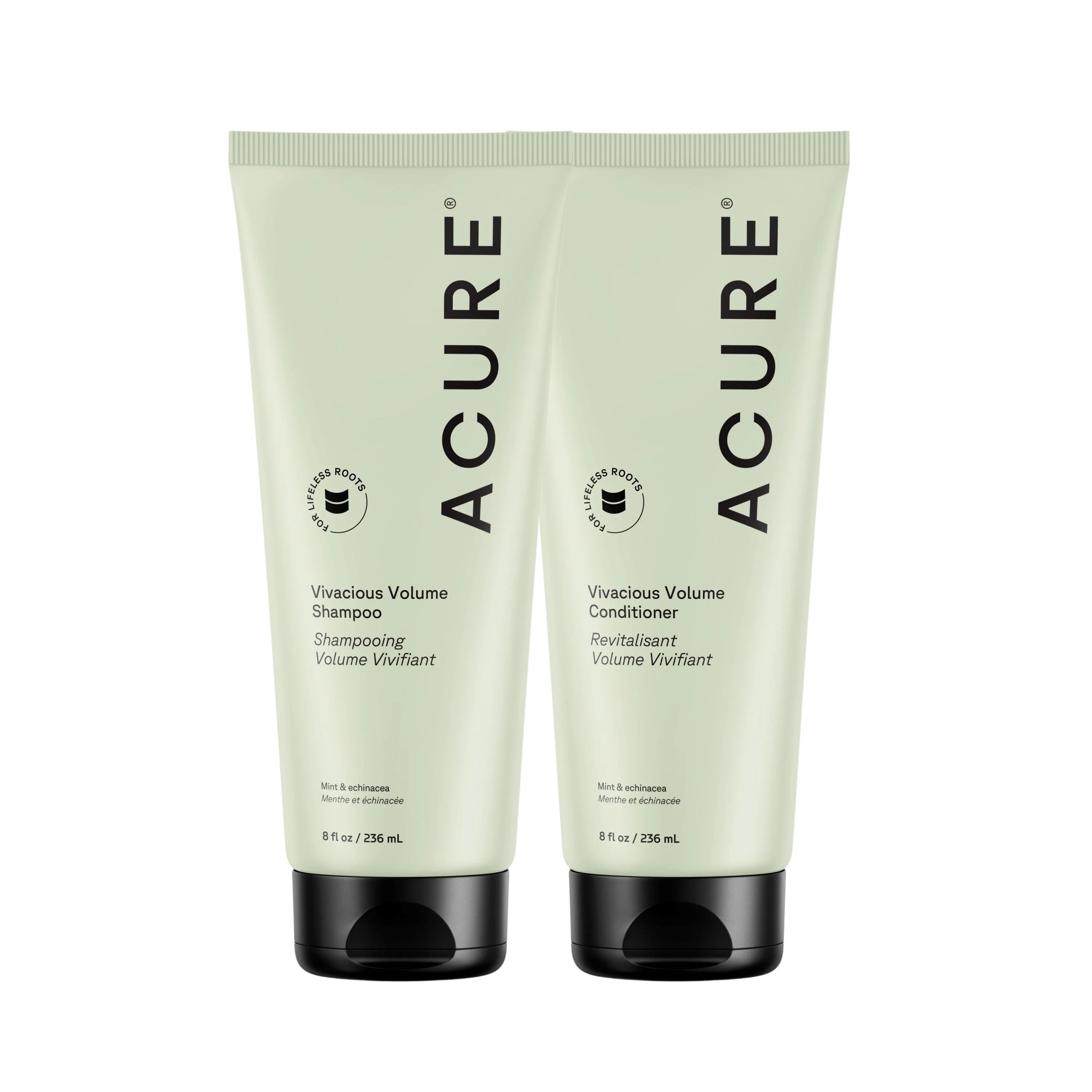 Traditional Acure Vivacious Volume Shampoo and Conditioner Set Artisan