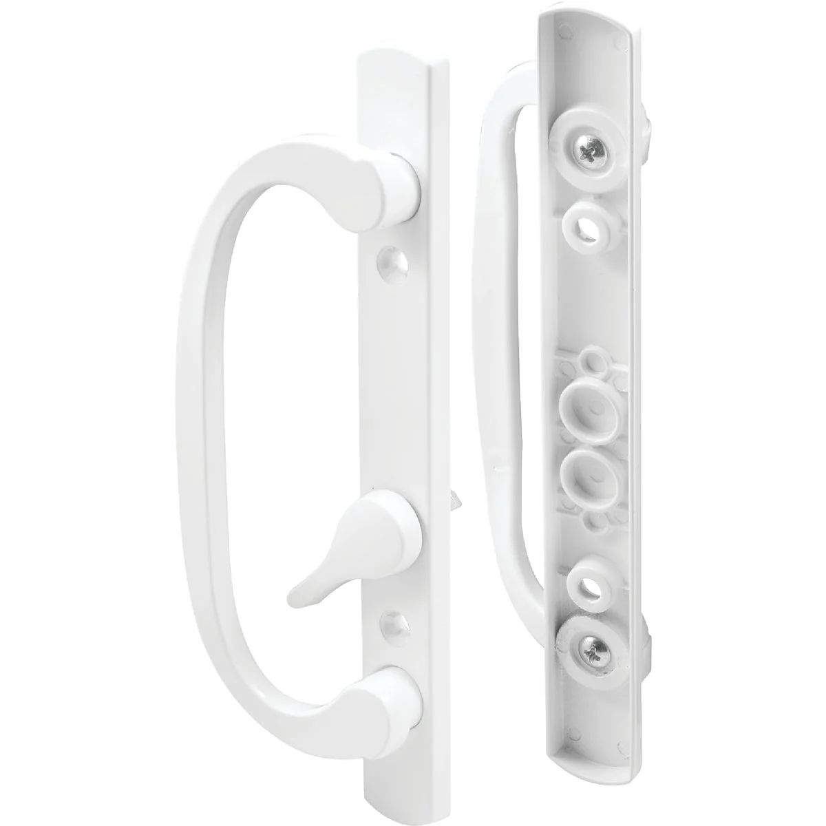 Innovative Prime-Line Mortise Style Sliding Door Handle Set With Offset Thumbturn Clean