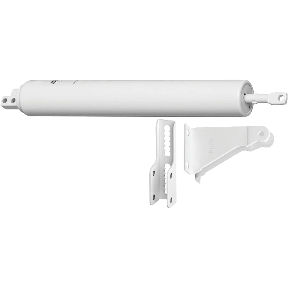 Solid National White Medium Duty Pneumatic Screen Door Closer Flexible