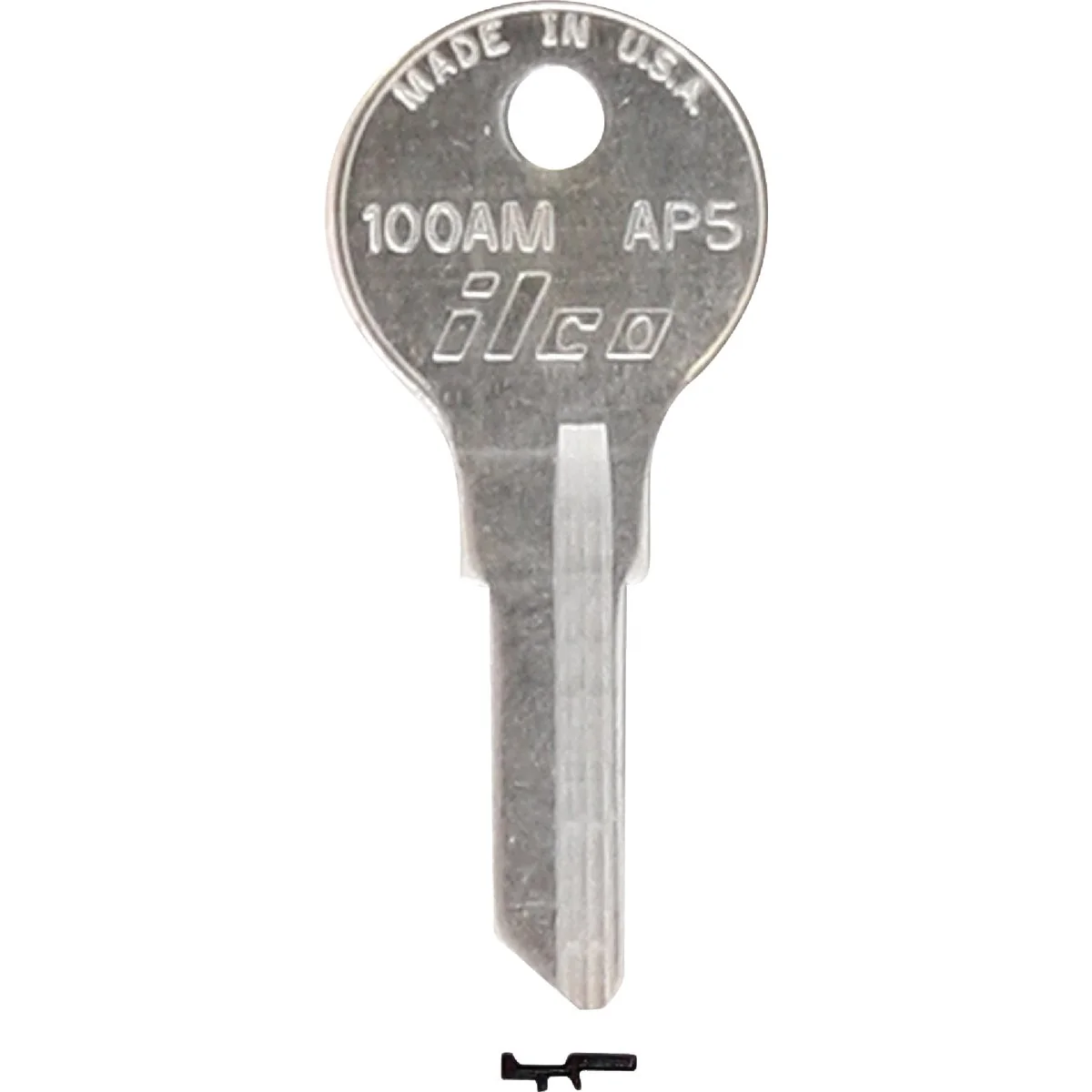 Artisan ILCO APS Nickel Plated File Cabinet Key AP5 10-Pack Superior