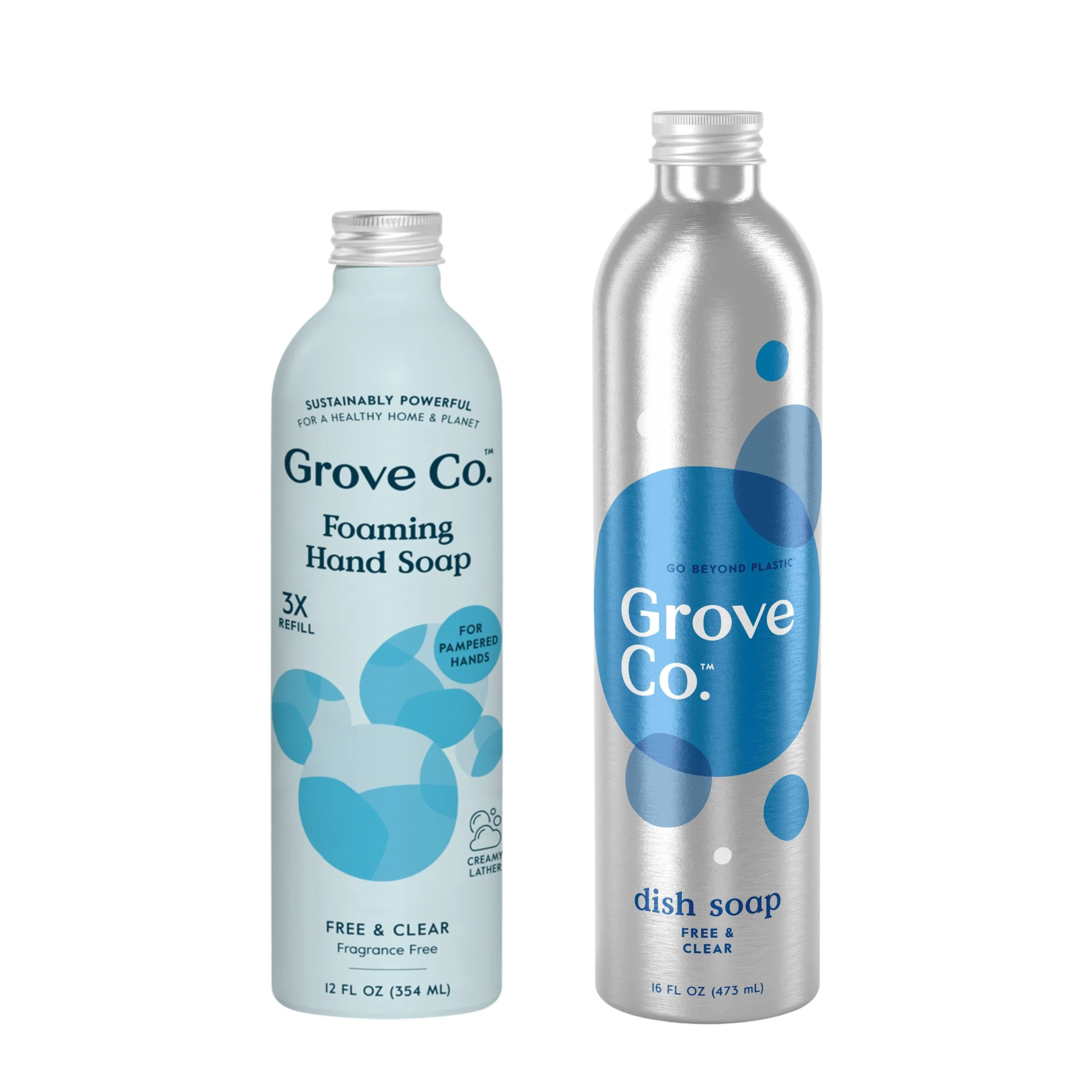 Original Grove Co. Foaming Hand Dish Soap Refills Enhanced