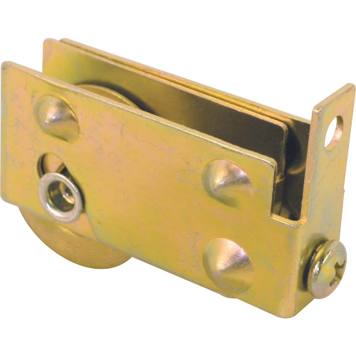 Advanced Prime-Line 1-1 8 Dia. x 7 16 In. W. x 2-1 8 In. L. Steel Ball Bearing Patio Door Roller with Adjustable Housing Assembly Reliable