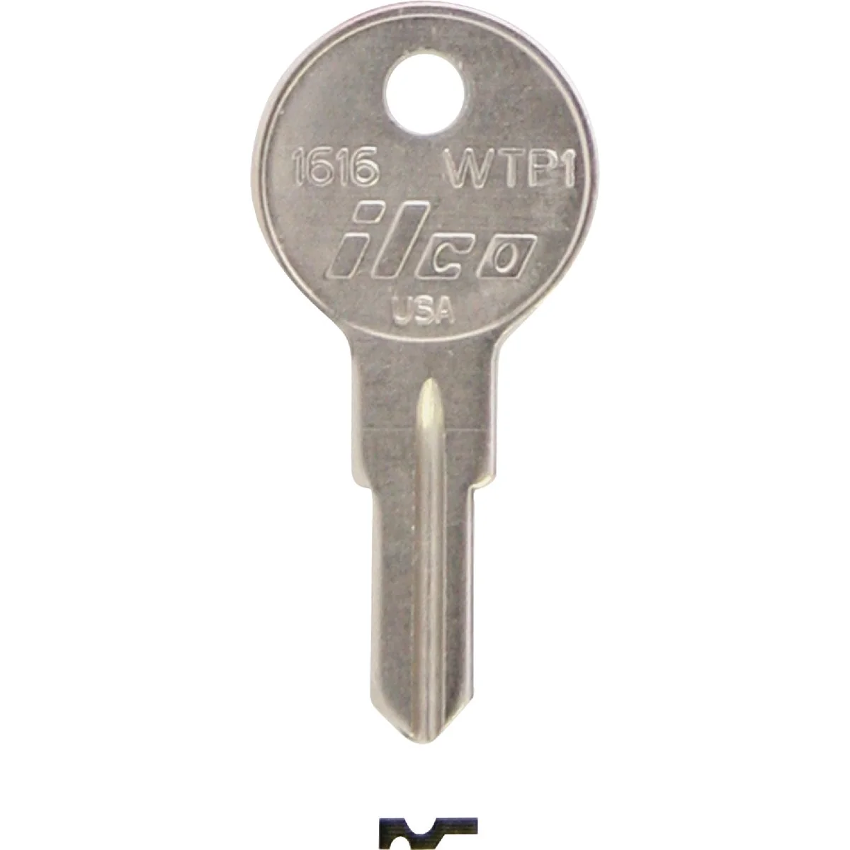 Natural ILCO Wright Nickel Plated Storm Door Key WTP1 10-Pack Functional