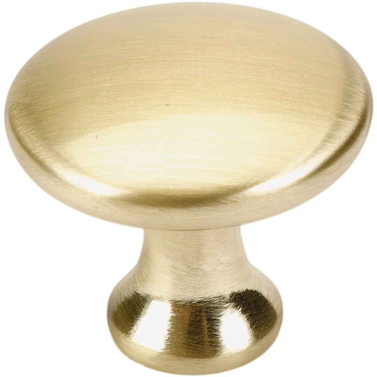 Smart Laurey Kensington 1-3 8 In. Satin Brass Knob Recyclable