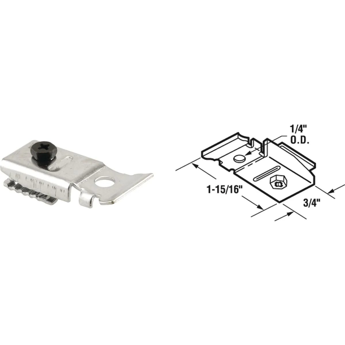 Verified Prime-Line Steel Bi-Fold Door Top Pivot Bracket High-Quality