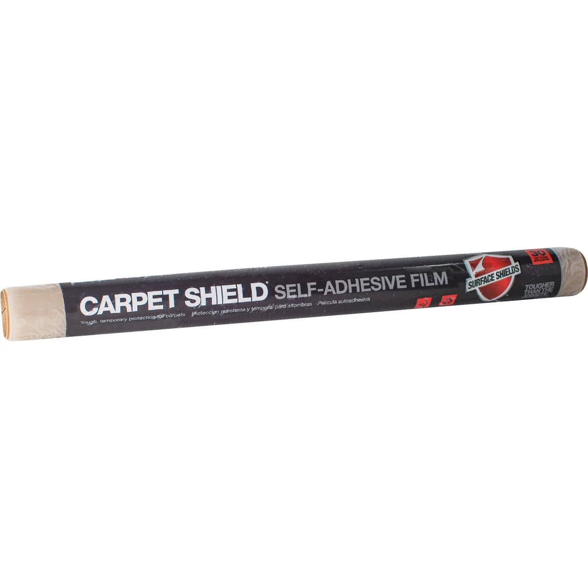 Effective Surface Shields Carpet Shield 24 In. x 50 Ft. Self-Adhesive Film Floor Protector Versatile