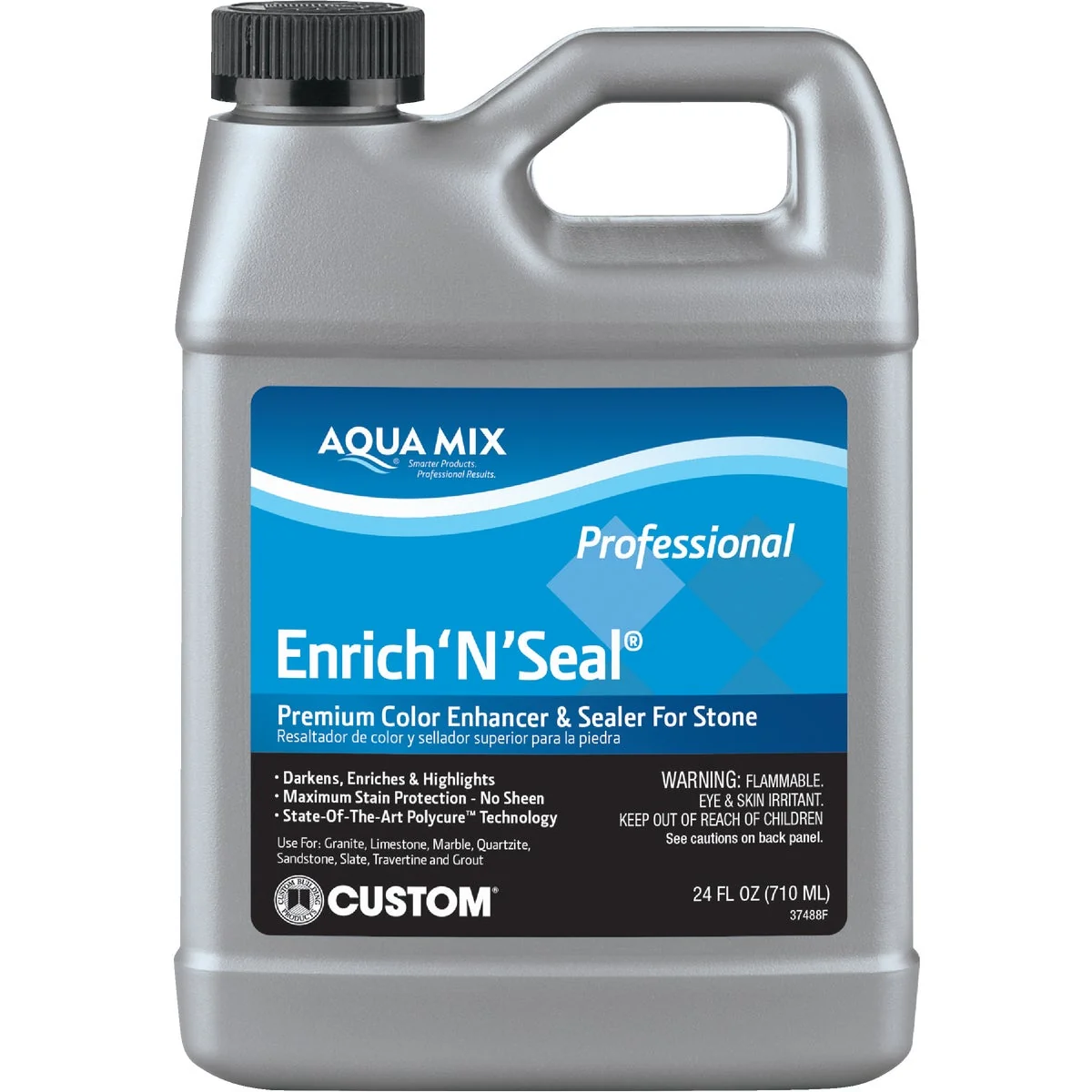 Comfortable Custom Building Products Aqua Mix Enrich N'Seal 24 Oz. Stone Tile Sealer Specialty