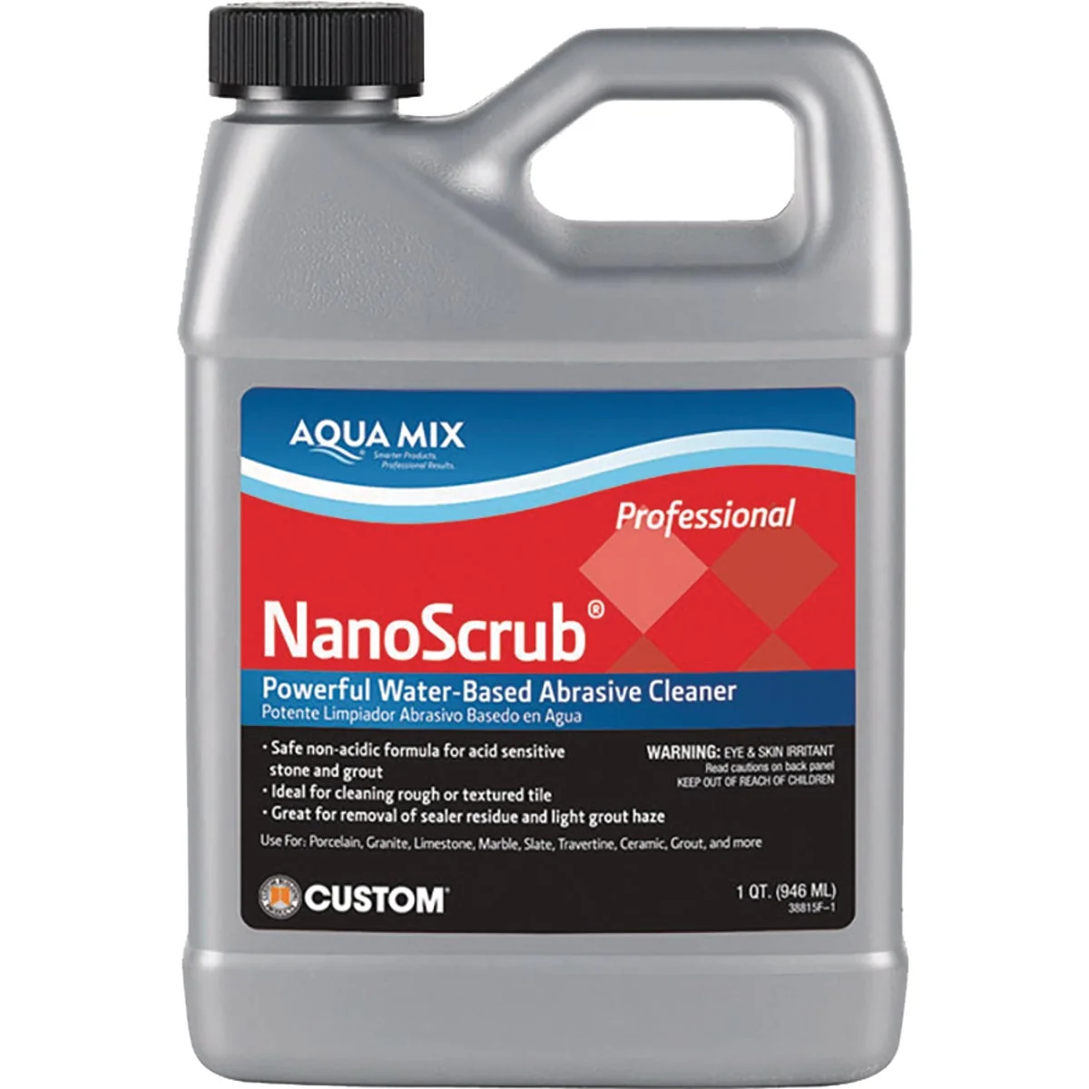 Natural NanoScrub 1 Qt. Stone Tile Grout Cleaner Effective