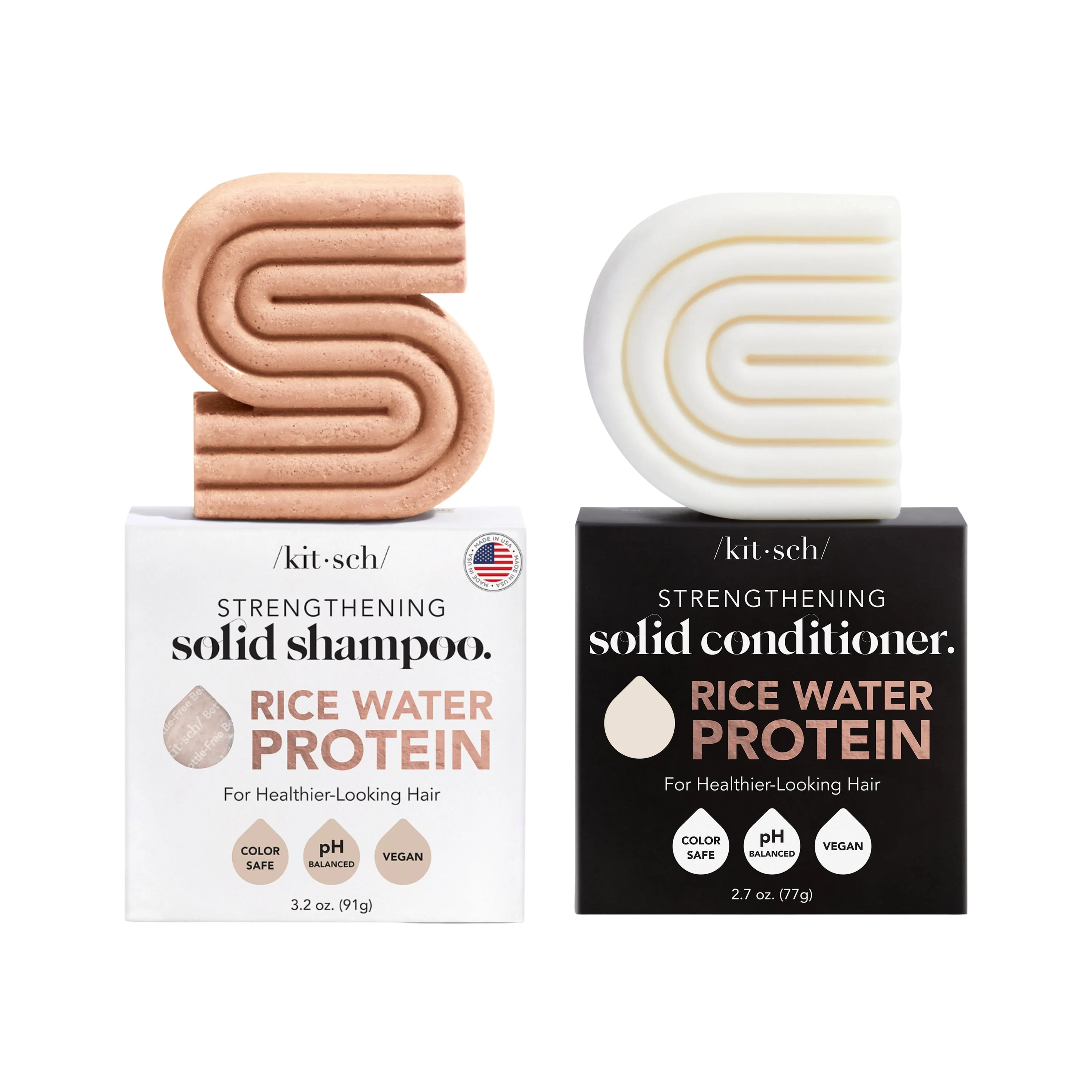 Innovative Kitsch Rice Water Protein Haircare Set Eco-Friendly