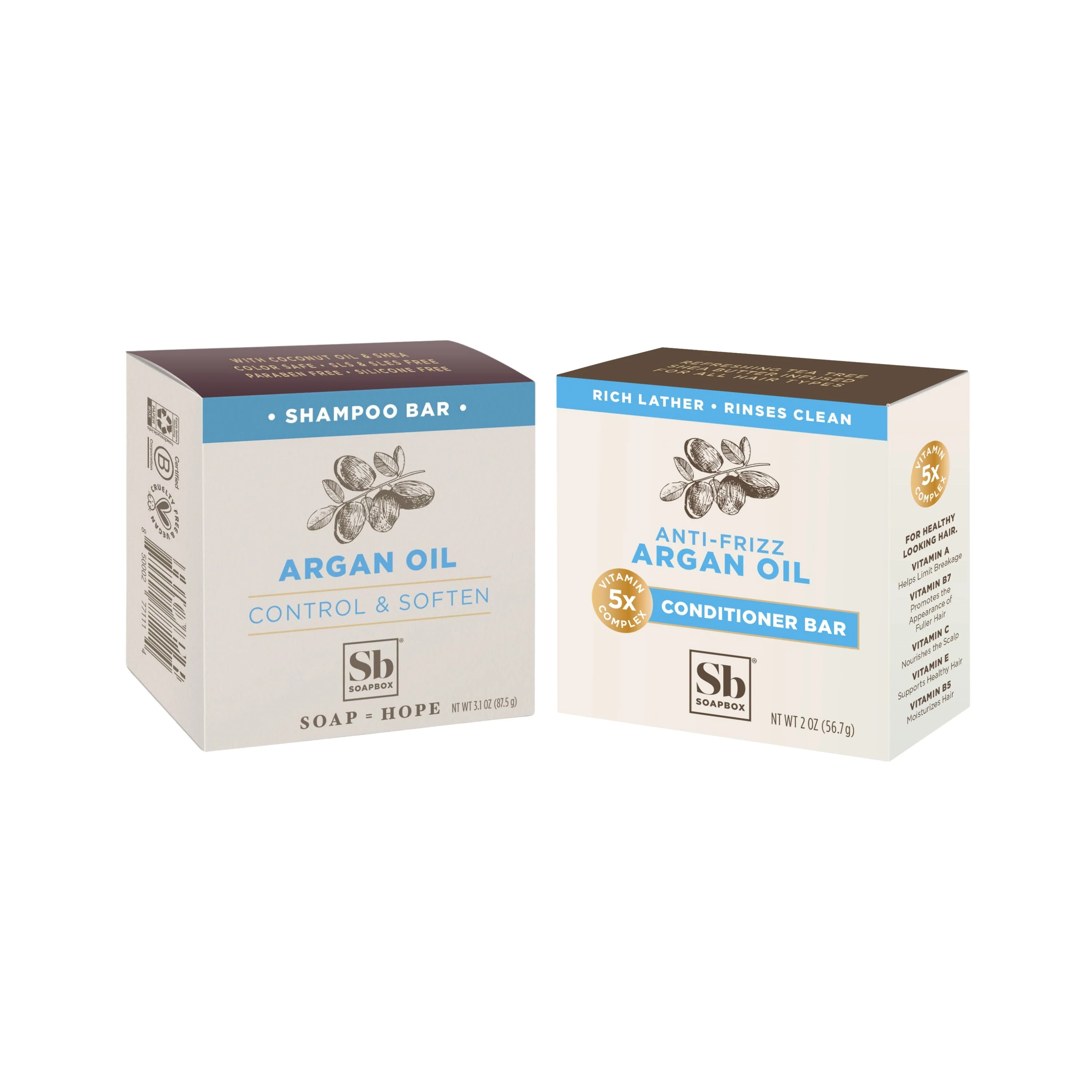 High-Quality Soapbox Moroccan Argan Oil Haircare Set High-Performance