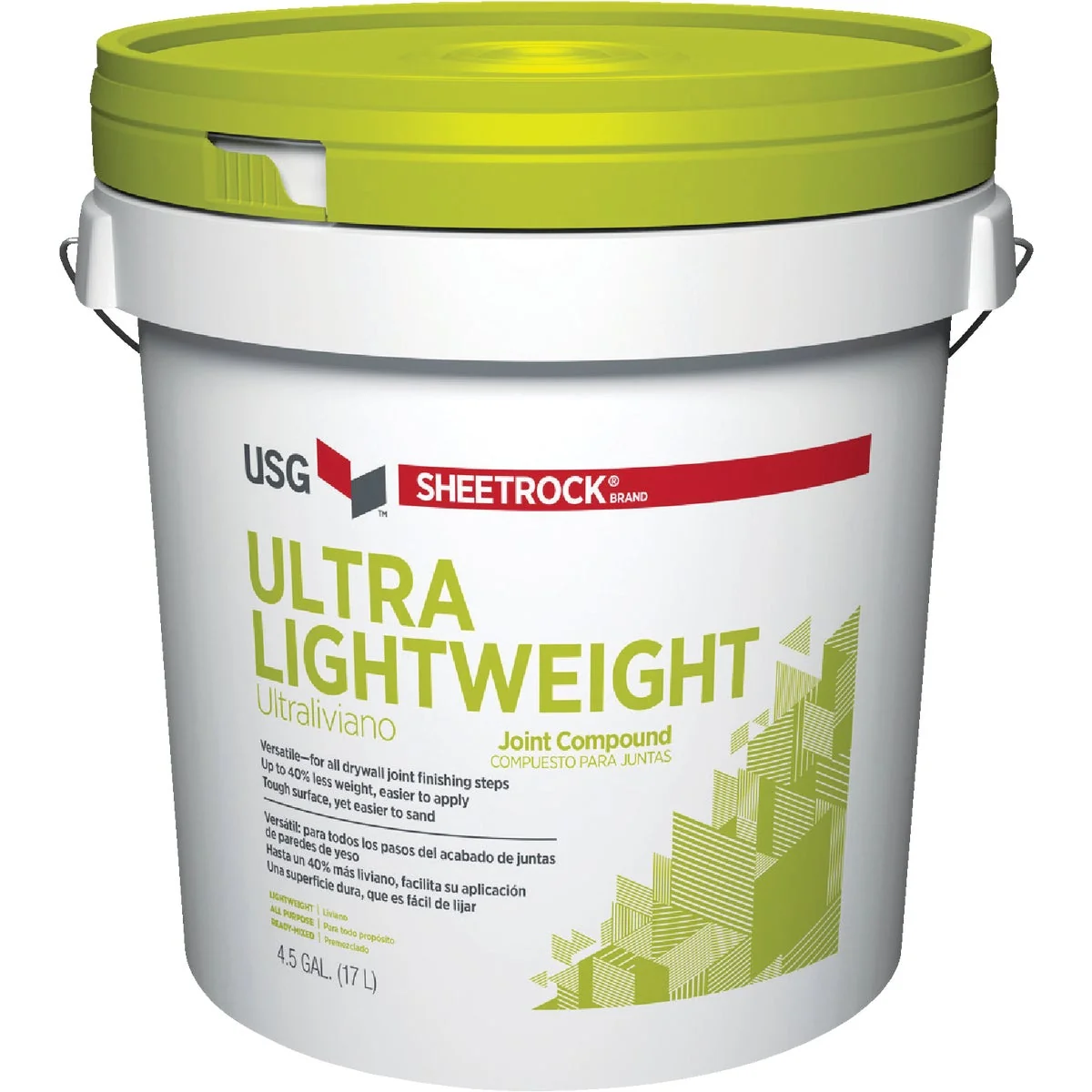 Professional Sheetrock 4.5 Gal. Pre-Mixed Ultra Lightweight All-Purpose Drywall Joint Compound Trendy