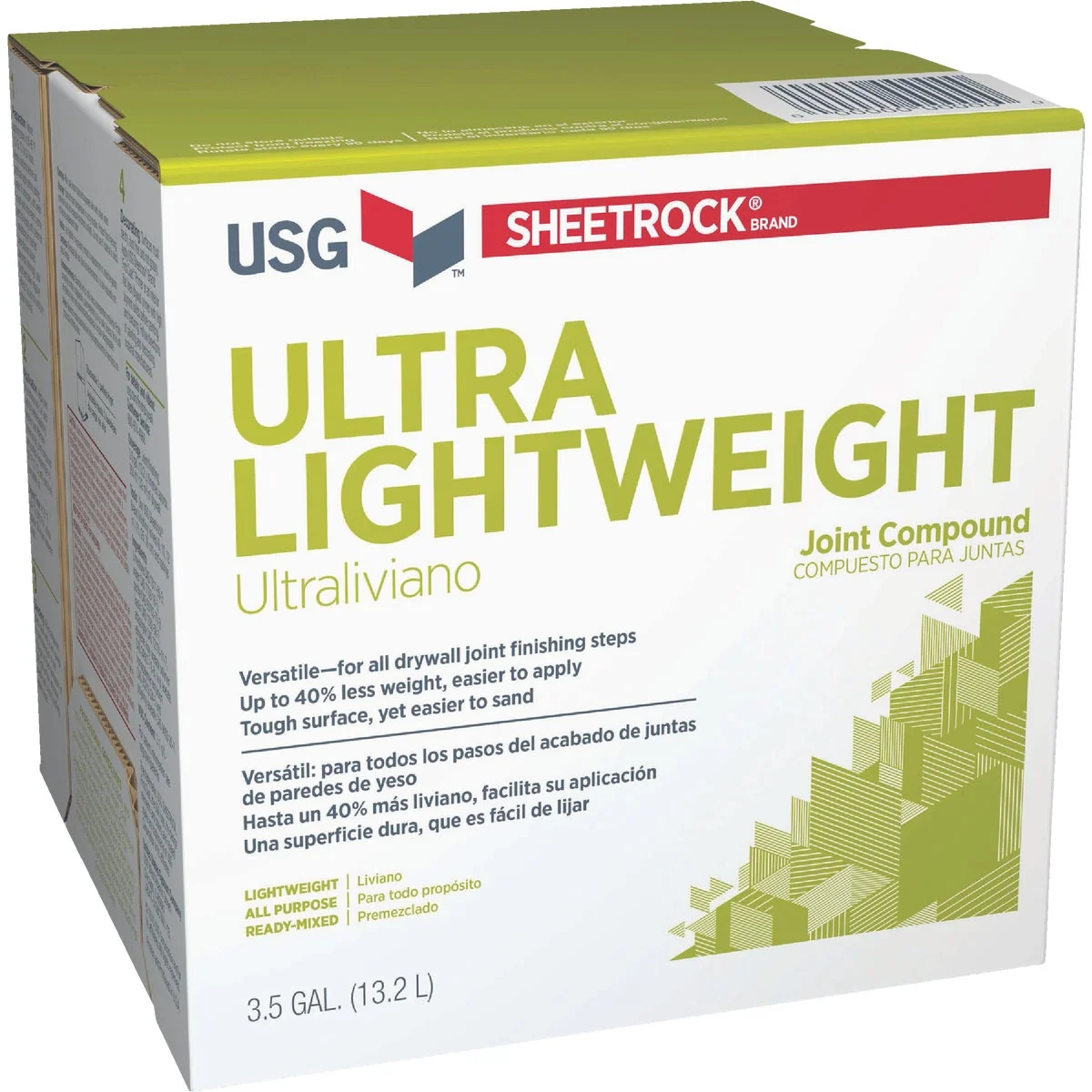 Excellent Sheetrock 3.5 Gal. Pre-Mixed Ultra Lightweight All-Purpose Drywall Joint Compound Refined