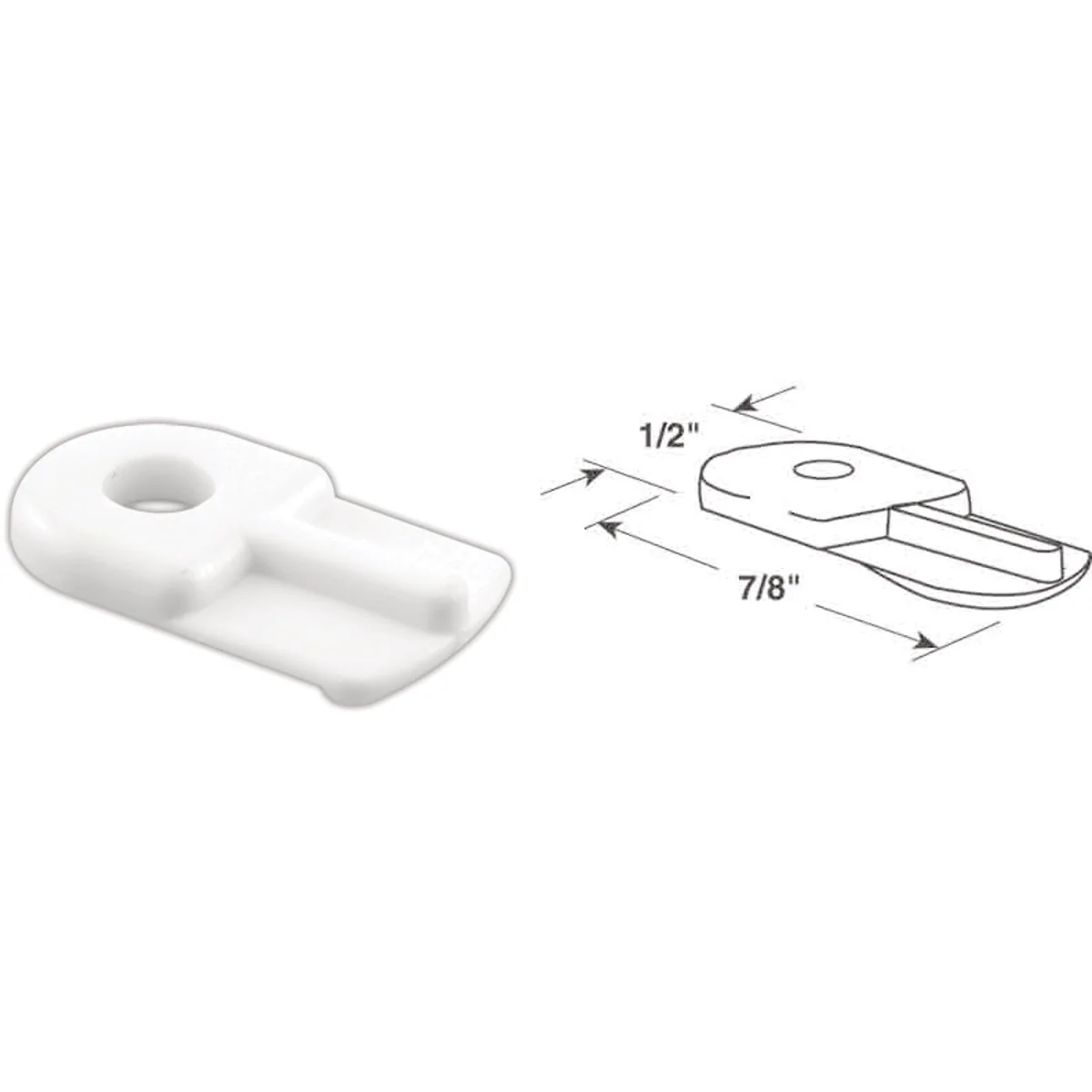 Original Design Prime-Line White Turn Button Screen Clip 12-Pack Elegant