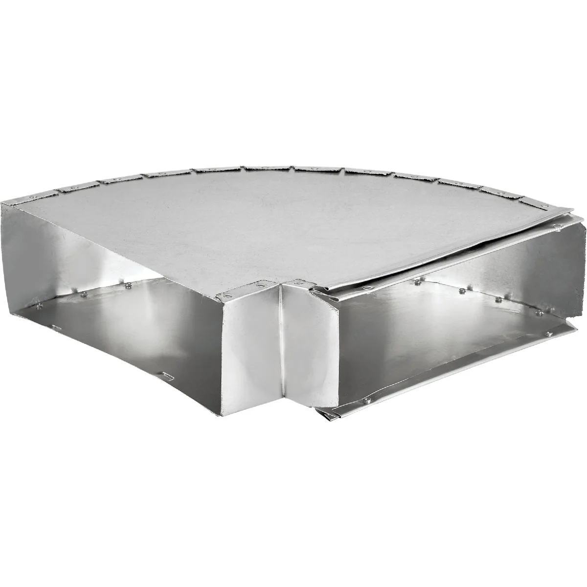 Practical Lambro 3-1 4 In. x 10 In. Galvanized Side Elbow Excellent