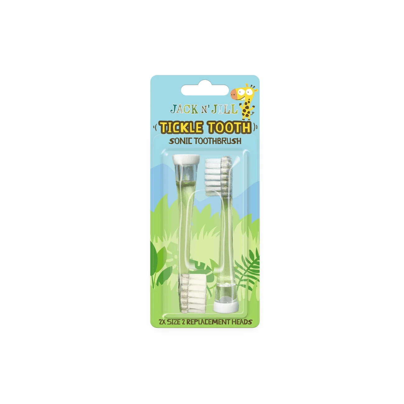 Selected Jack N' Jill Tickle Tooth Size 2 Heads Eco-Friendly
