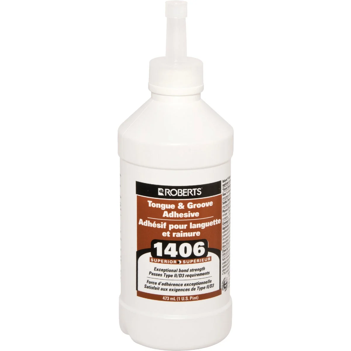 Expertly Made Roberts Tongue and Groove Wood Floor Adhesive Pt. Flexible