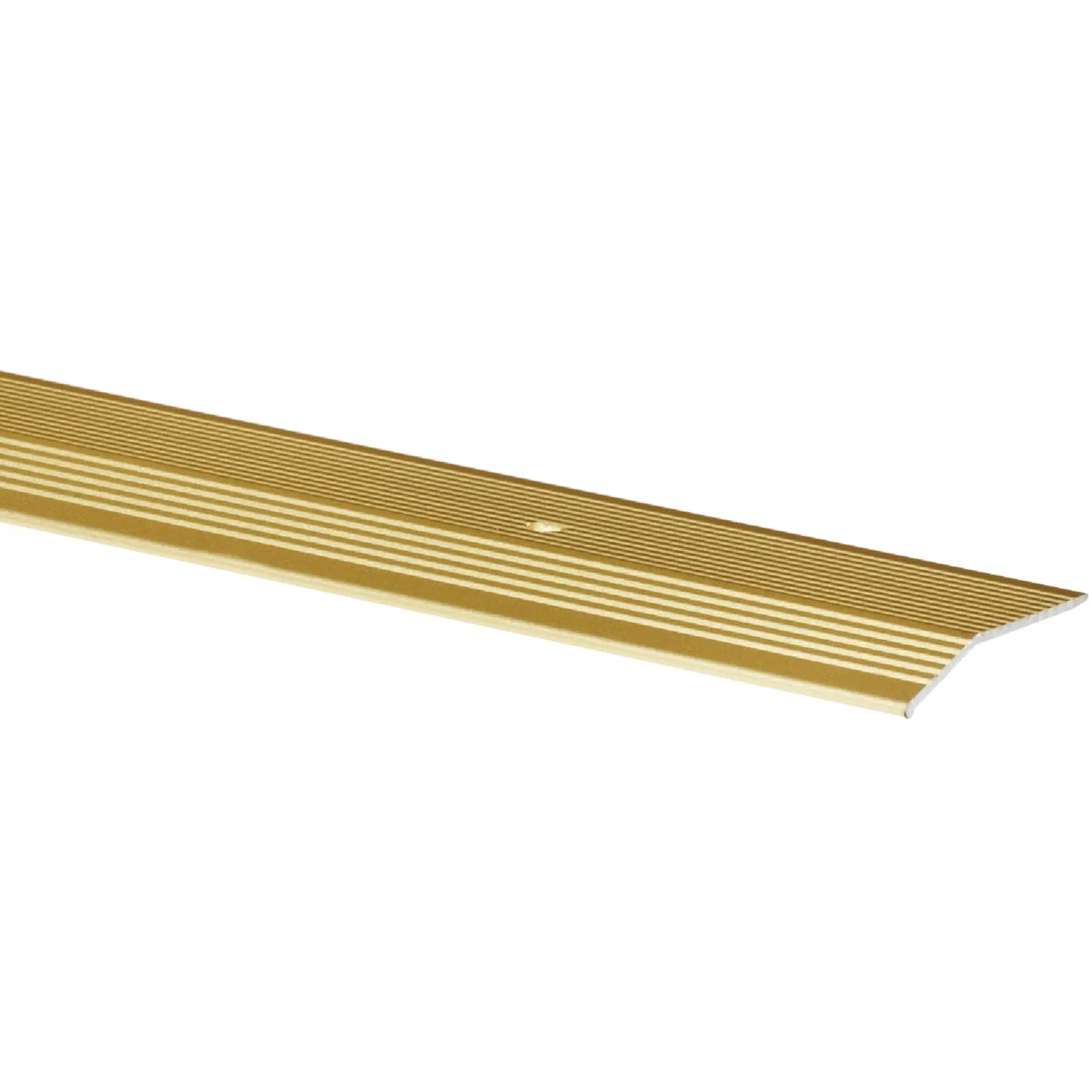 High-Quality Do it Satin Gold Fluted 2 In. x 6 Ft. Aluminum Carpet Trim Bar Extra Wide Versatile