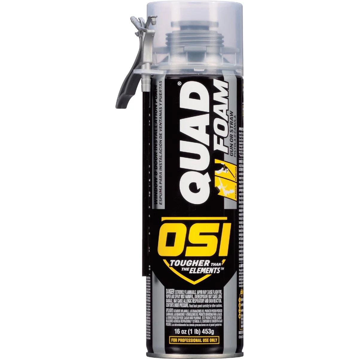 Official OSI Quad Foam 16 Oz. Dual Window Door Foam Sealant Casual