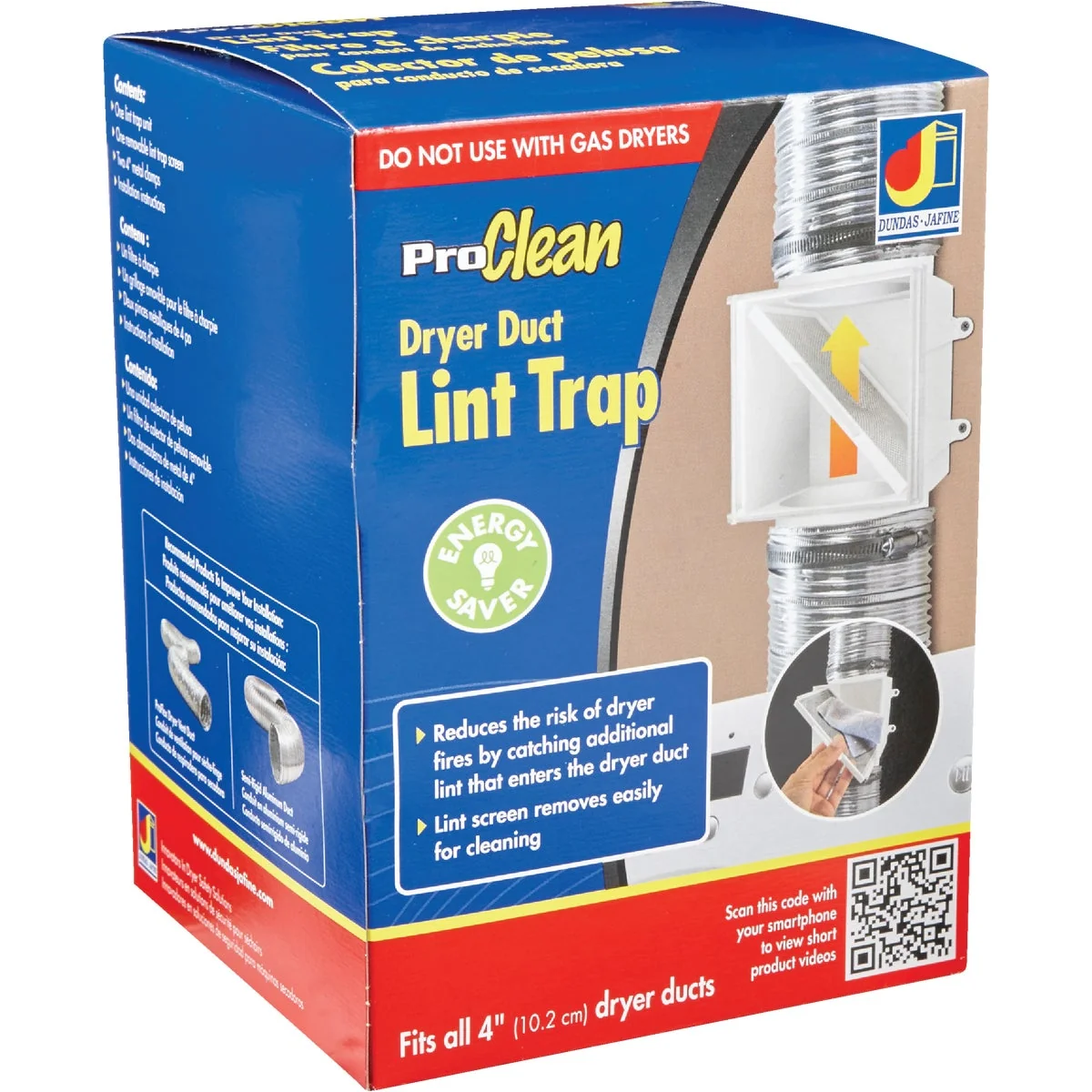 Comfortable ProClean Plastic Dryer Duct Lint Trap Authentic