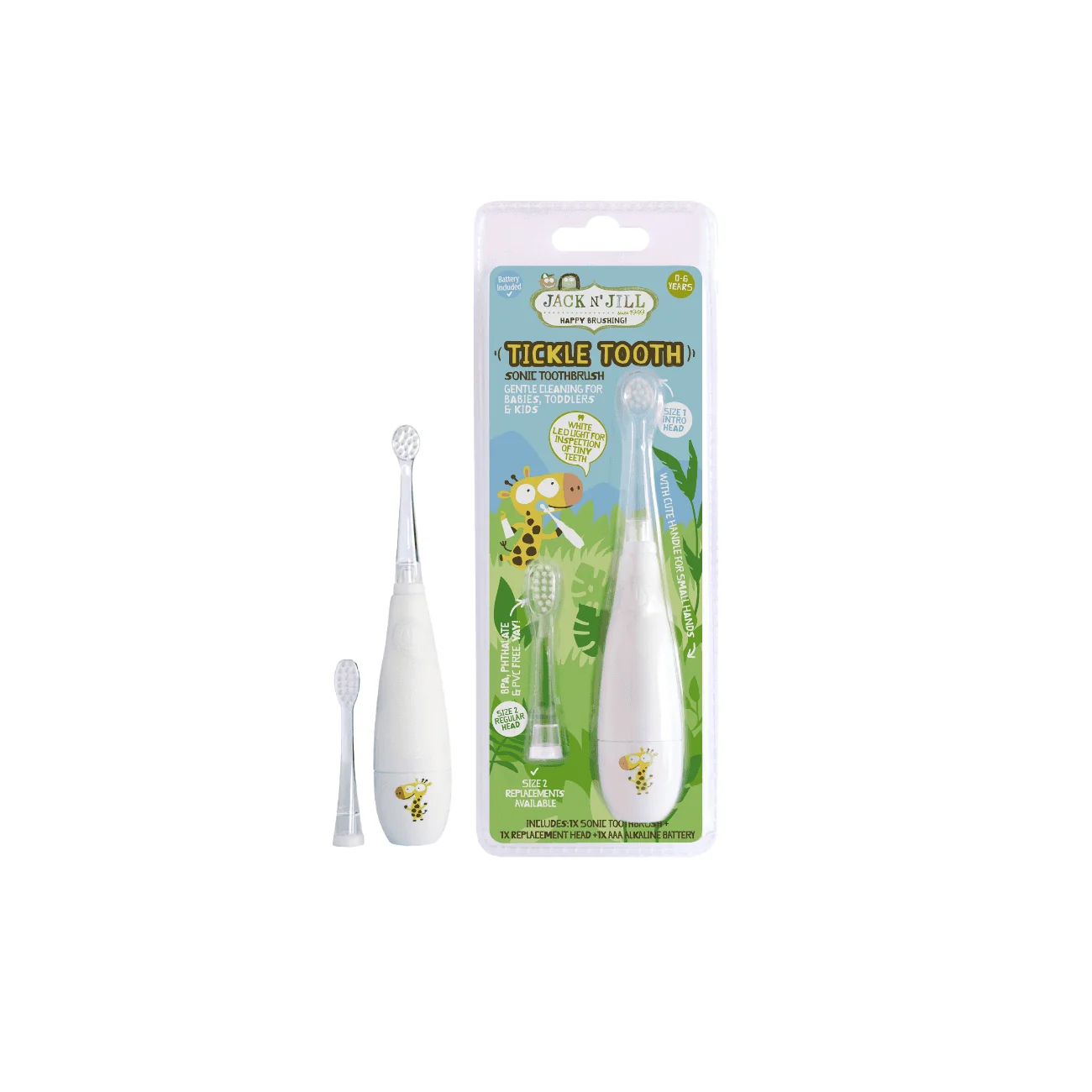 Traditional Jack N' Jill Tickle Tooth Sonic Toothbrush High-Grade
