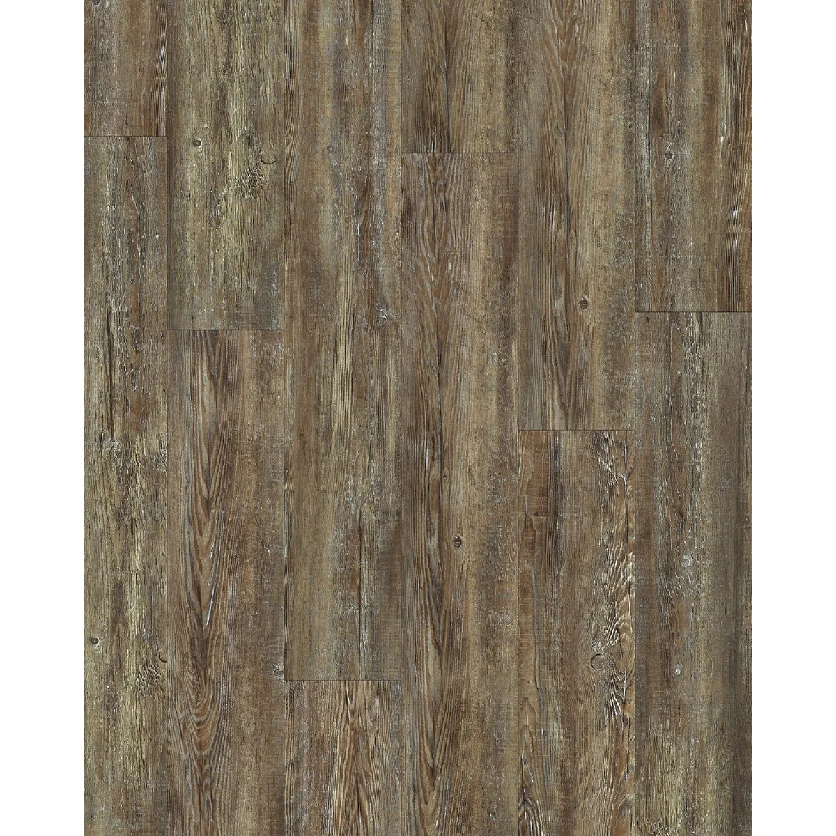 Elite Array Prime Plank Tattered Barnboard 7 In. W x 48 In. L Vinyl Floor Plank 34.98 Sq Ft Case Original