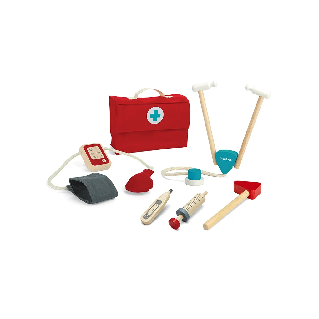 Proven PlanToys Wooden Pretend Play Doctor Set for Kids Elegant