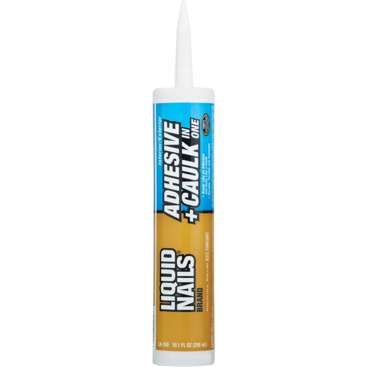 Professional Liquid Nails 10 Oz. Construction Adhesive Caulk In One Dependable