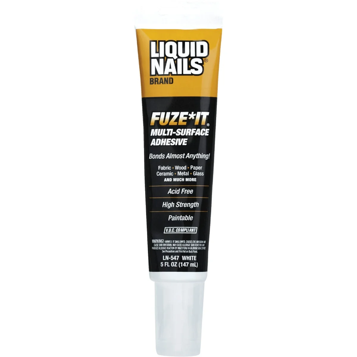 Superior Liquid Nails Fuze-It 5 Oz. All Surface Construction Adhesive Crafted