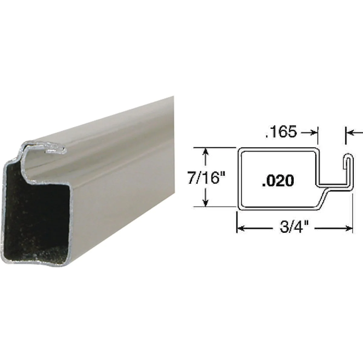 Reusable Prime-Line Make-2-Fit 3 4 x 7 16 x 94 Mill Aluminum Screen Frame Expertly Made