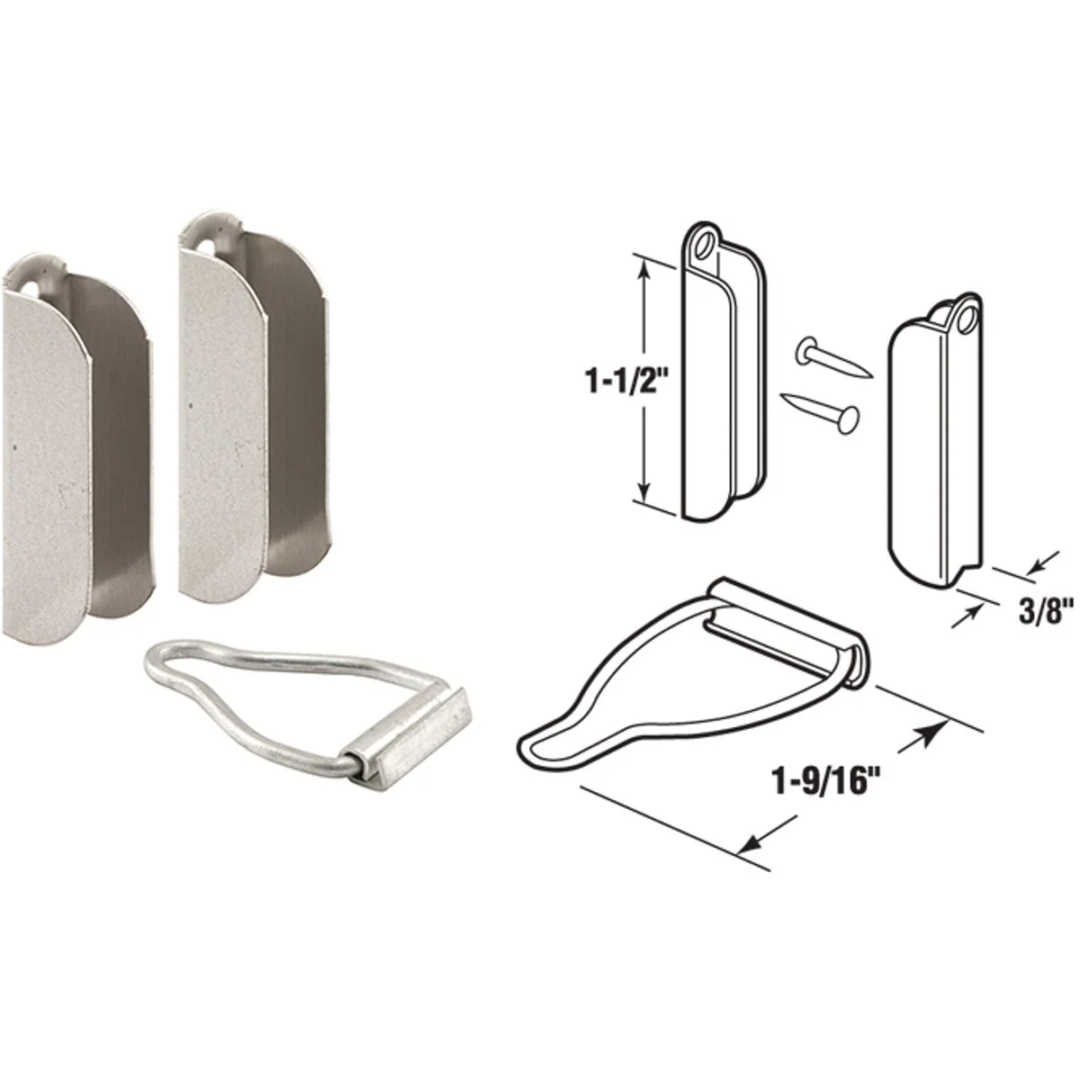 Trusted Prime-Line 3 8 In. Mill Hanger Latch 2-Pack Reusable