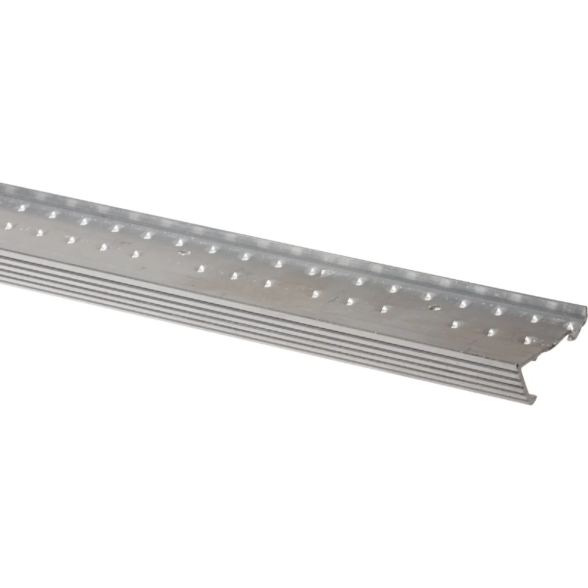 Eco-Friendly M-D Satin Silver 1-3 8 In. x 3 Ft. Aluminum Carpet Gripper Natural