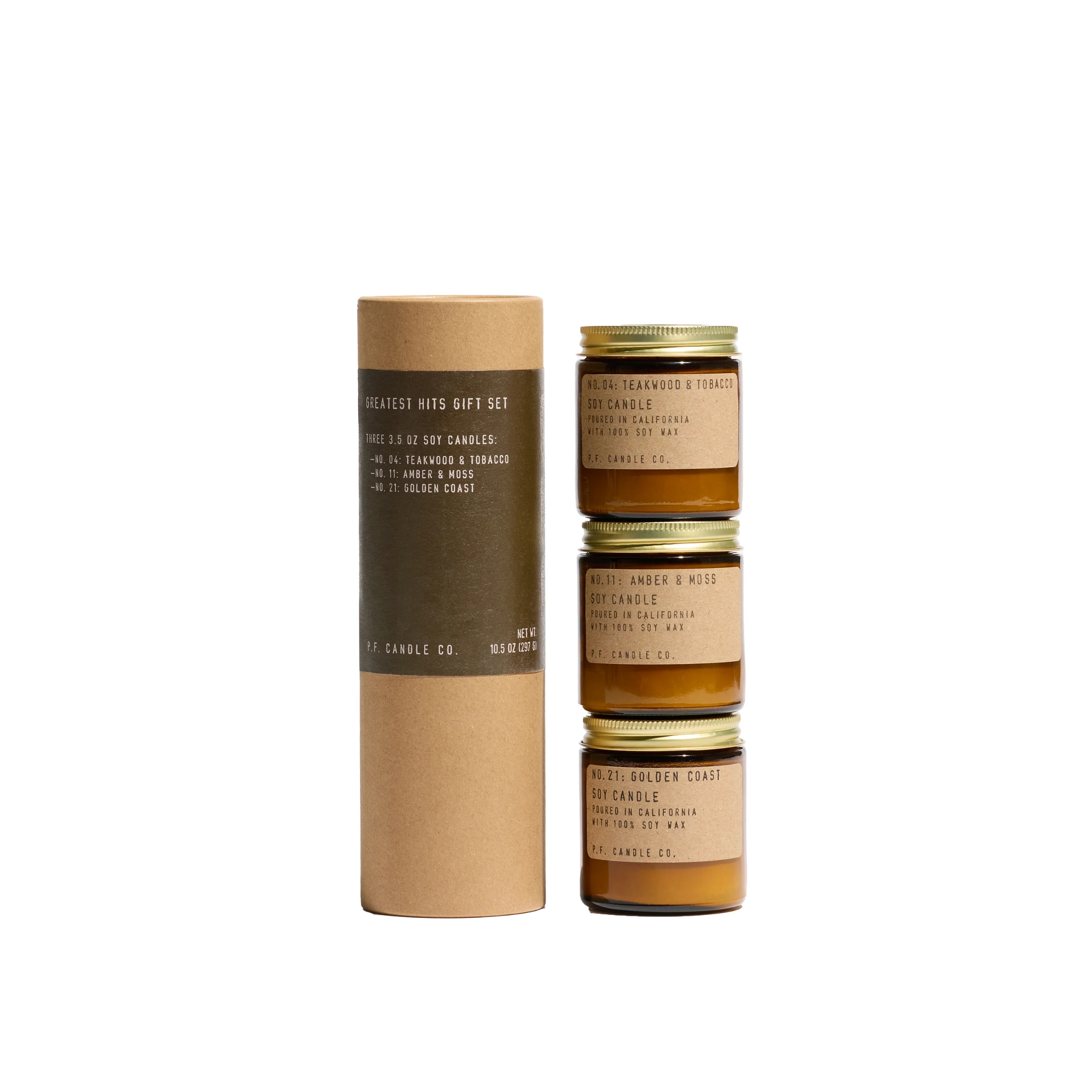 Green P.F. Candle Co. Greatest Hits Mini Candle Gift Set Expertly Made