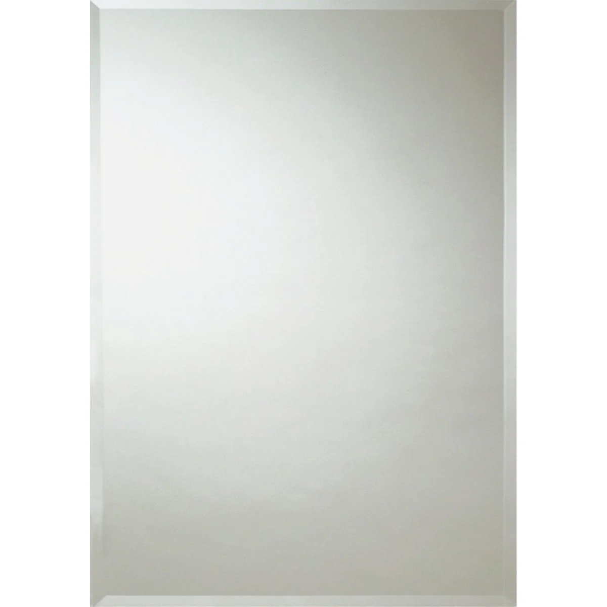 Premium Erias Home Design 24 In. W. x 30 In. H. Frameless Beveled Edge Wall Mirror Professional