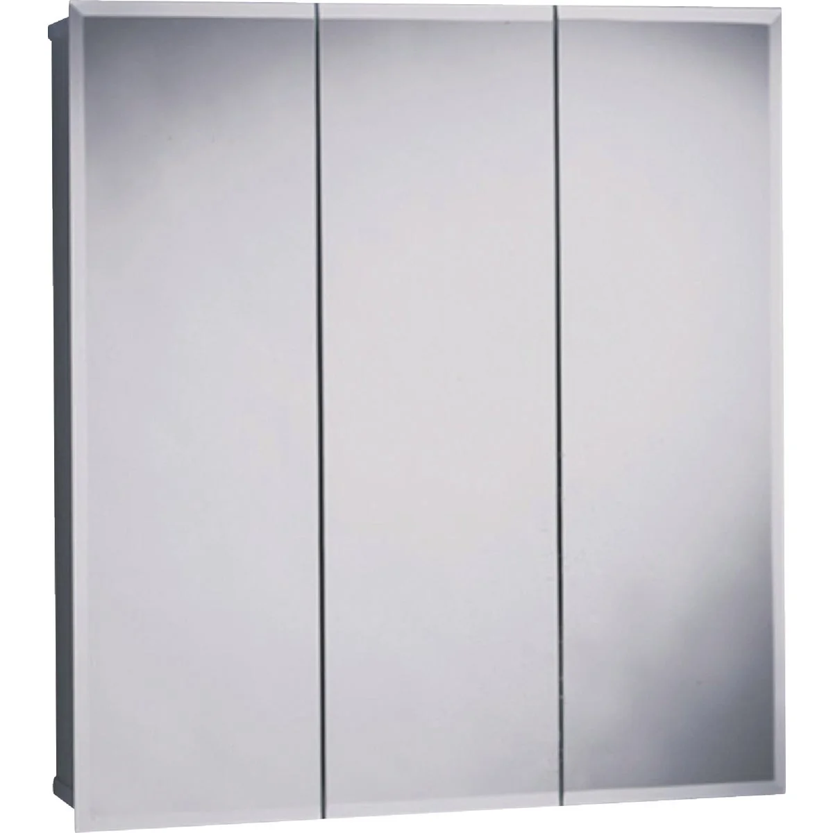 Fine Crafted Zenith Frameless Beveled 23-5 8 In. W x 25-1 2 In. H x 4-1 2 In. D Tri-View Surface Mount Medicine Cabinet Selected