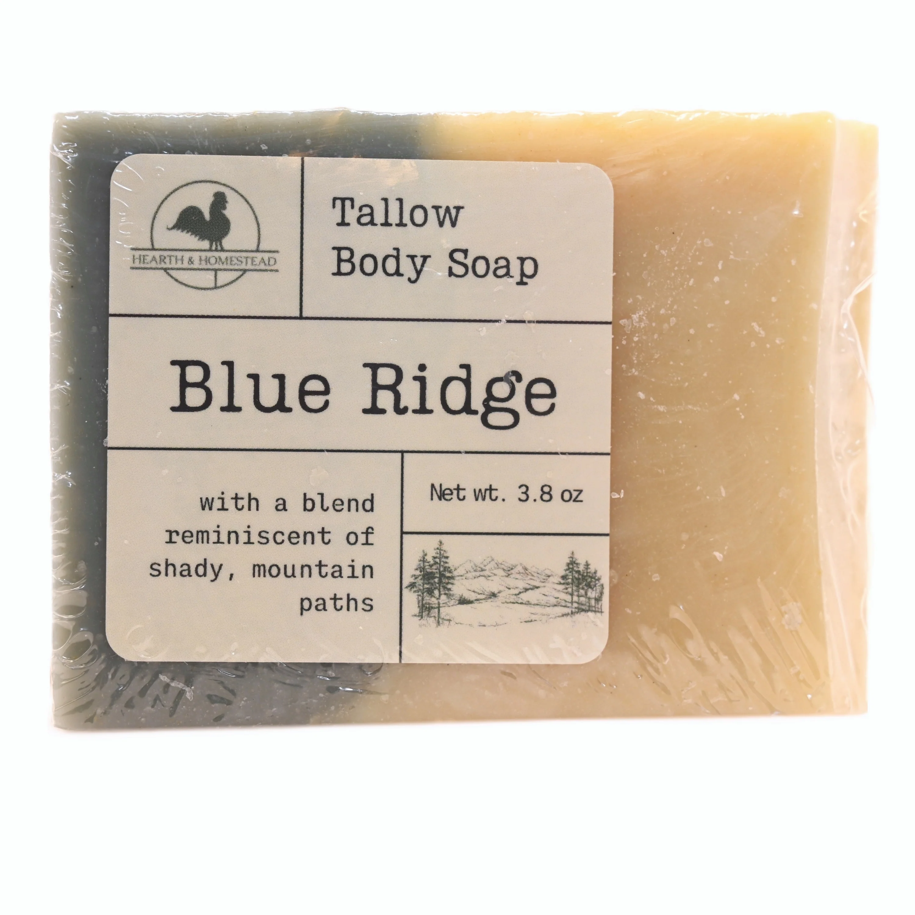 Premium Hearth and Homestead Blue Ridge Tallow Body Soap Versatile