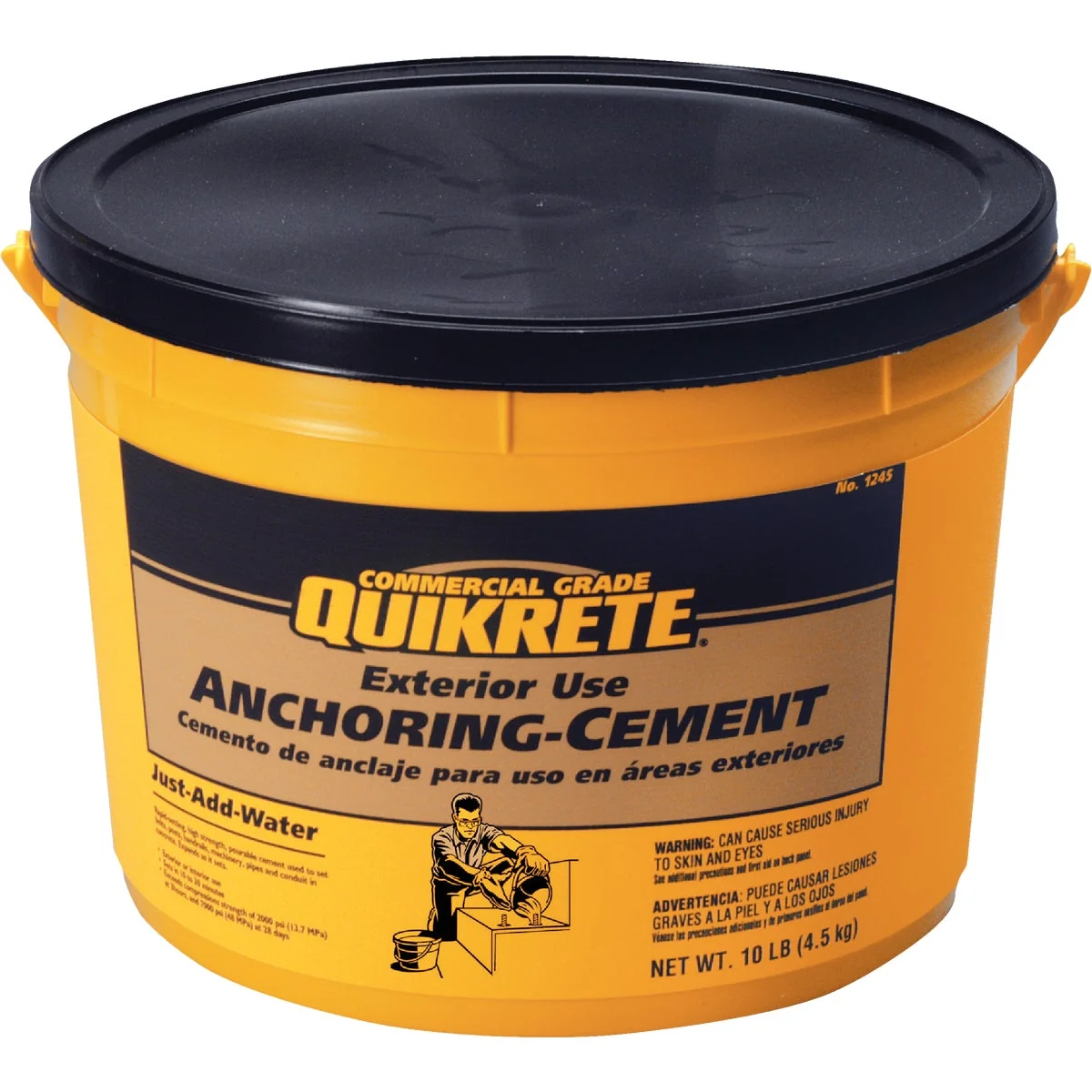 Original Quikrete 10 Lb Pail Anchoring Cement Smooth