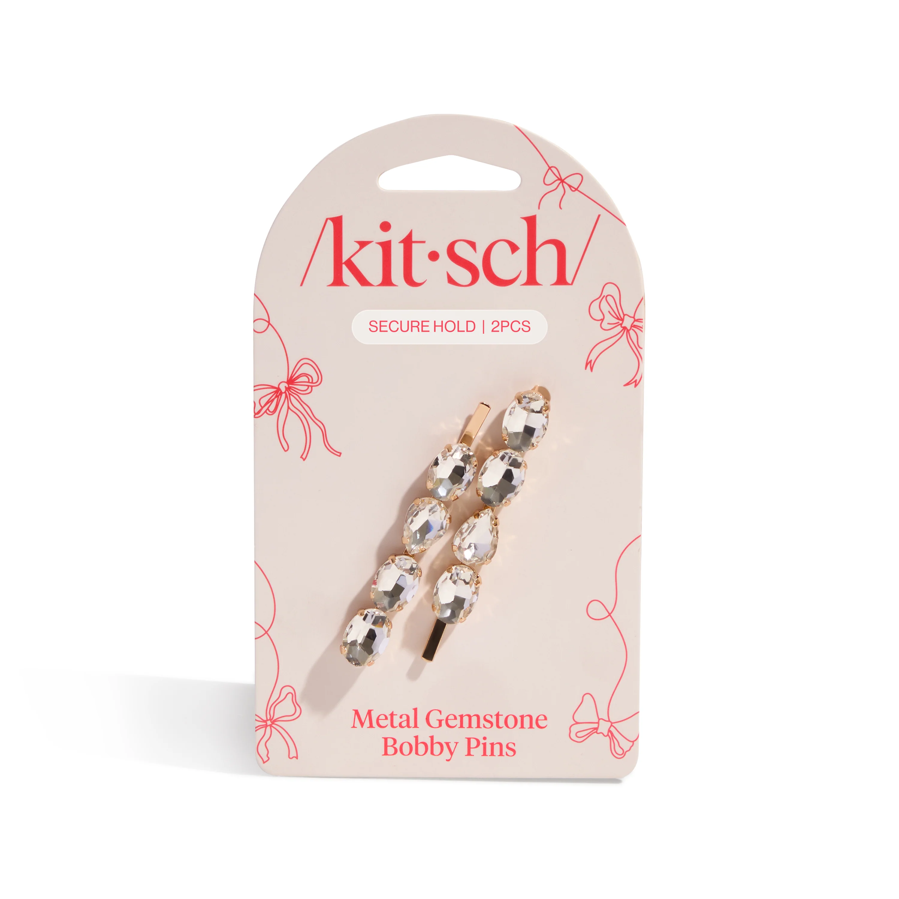 Verified Kitsch Metal Gemstone Bobby Pins Easy-to-Use