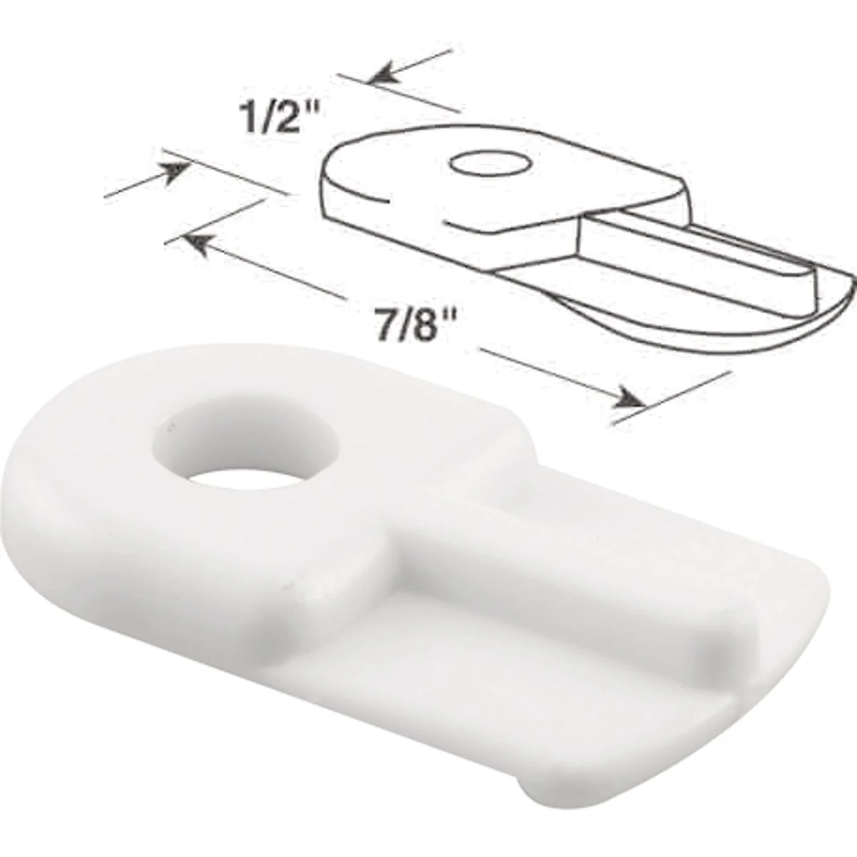 Reliable Prime-Line White Turn Button Screen Clip 25-Pack Elite