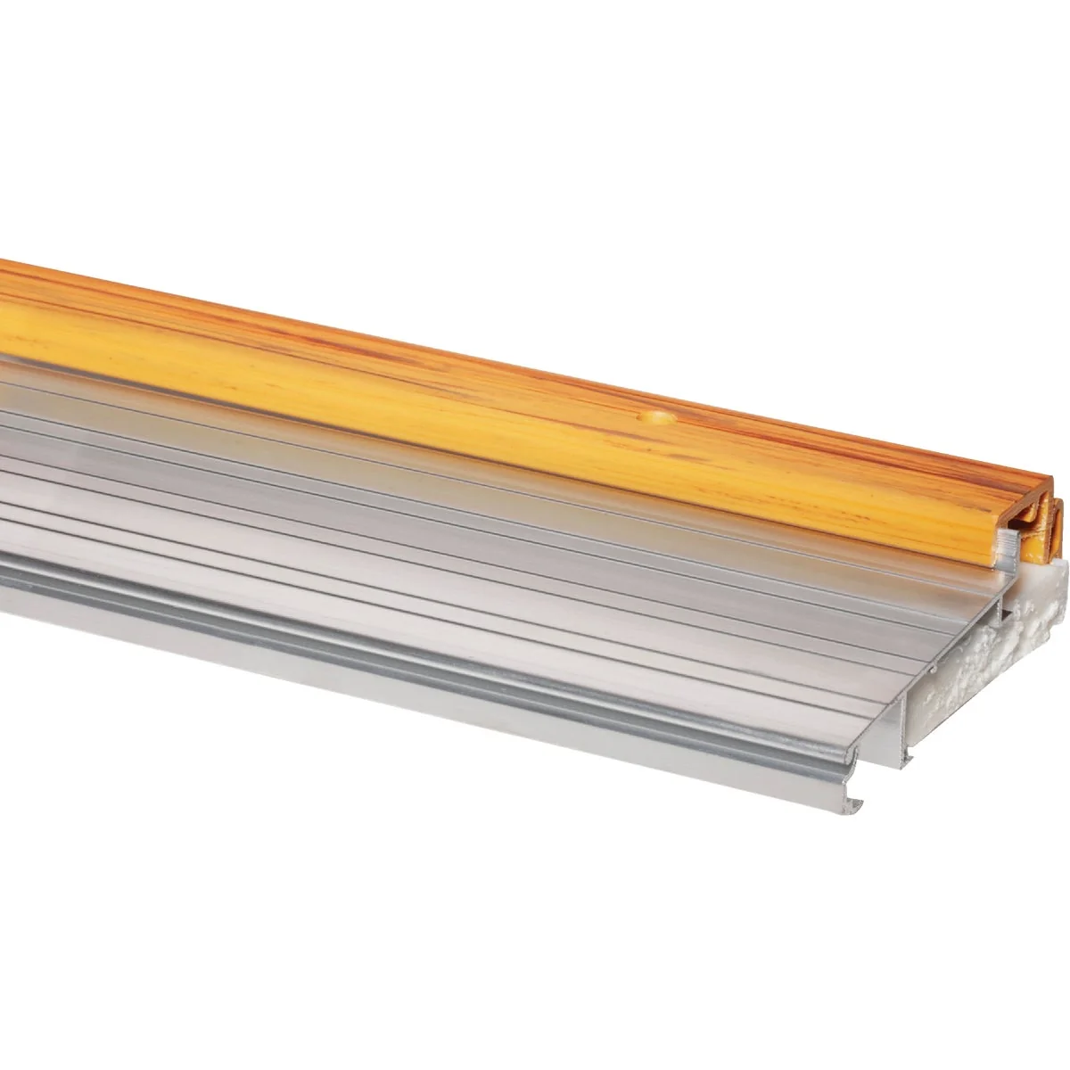 Secure M-D Adjustable 36 In. L x 4-9 16 In. W x 1-5 8 In. H Standard Aluminum Threshold Luxury