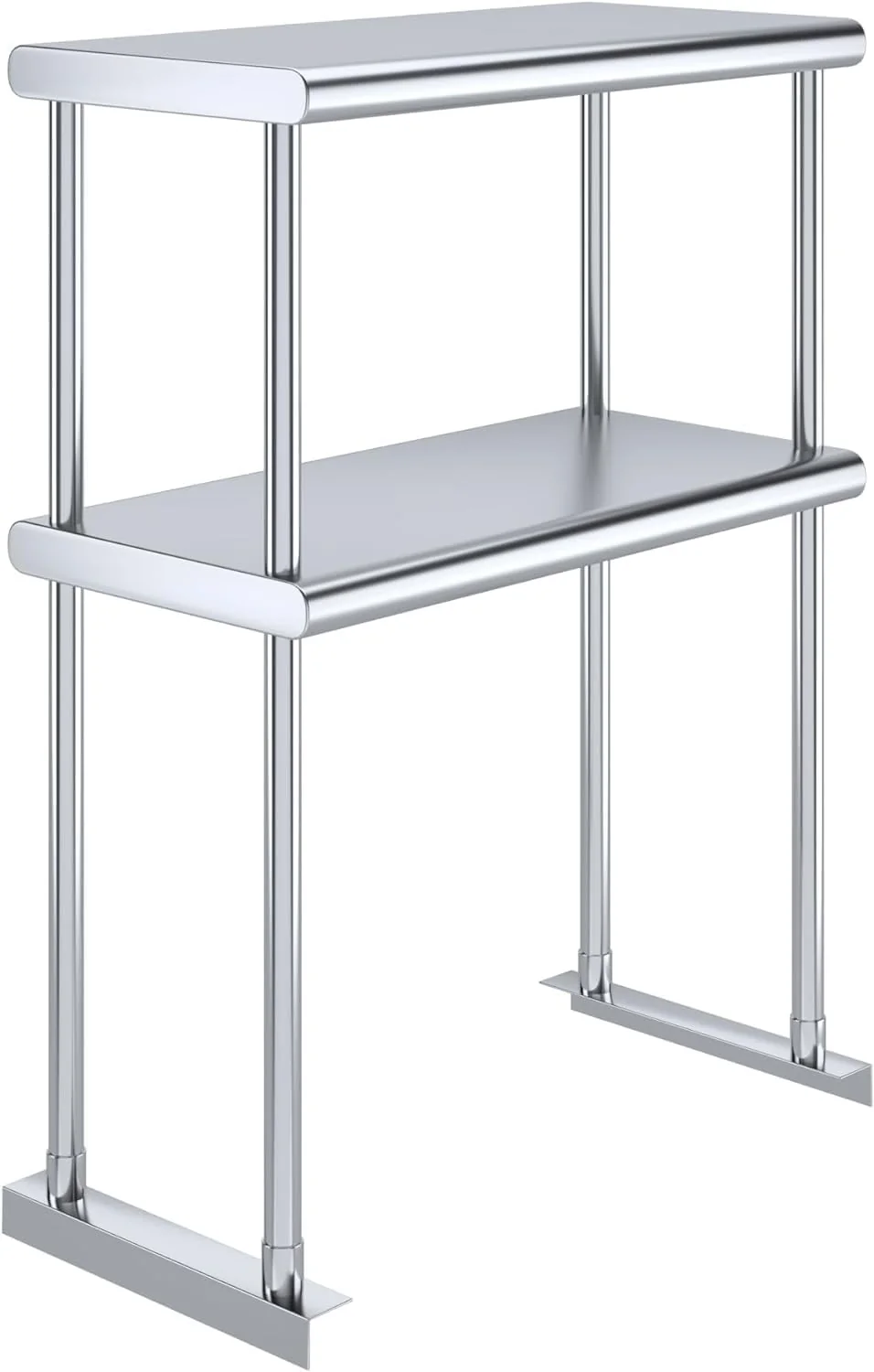 World-Class NSF 24 x12 Stainless Steel Double Overshelf Superior