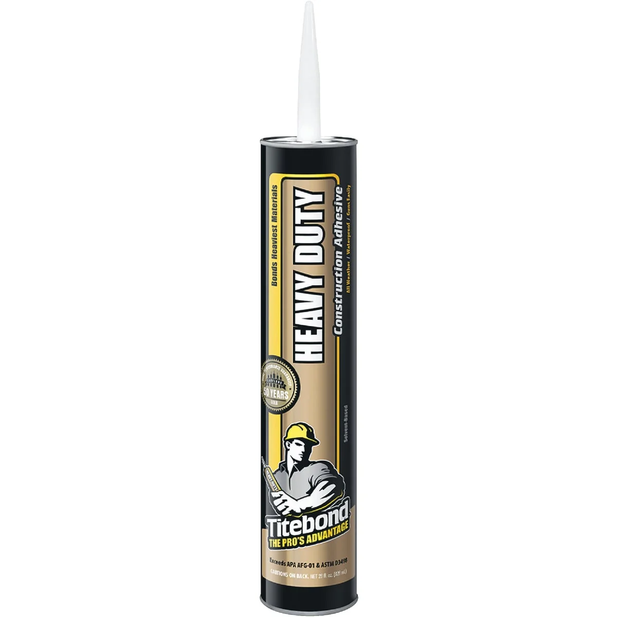 Quality Titebond 28 Oz. Heavy Duty Construction Adhesive Premium
