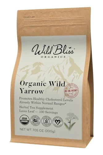 High-Quality Organic Yarrow Flower Tea 7.05 Ounce Dependable